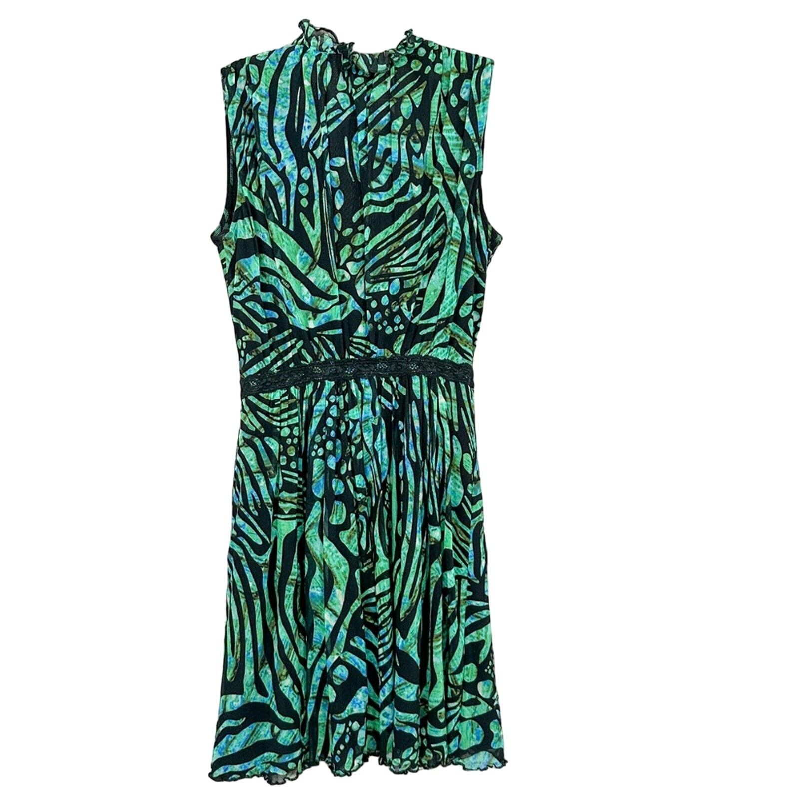Jean Paul Gaultier Fuzzi Geometric Print Dress, EUC, Medium, MSRP $545 Size M / US 6-8 / IT 42-44 - 10 Thumbnail