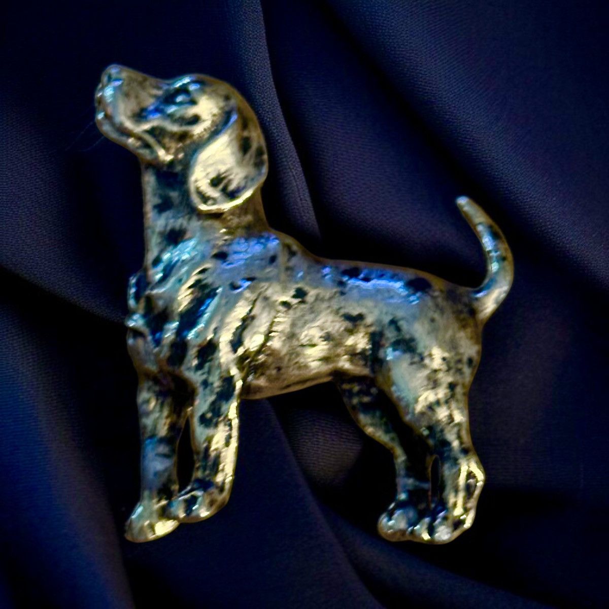 Vintage Vintage Jolle gold tone Beagle/Hound Dog brooch Size ONE SIZE - 1 Thumbnail