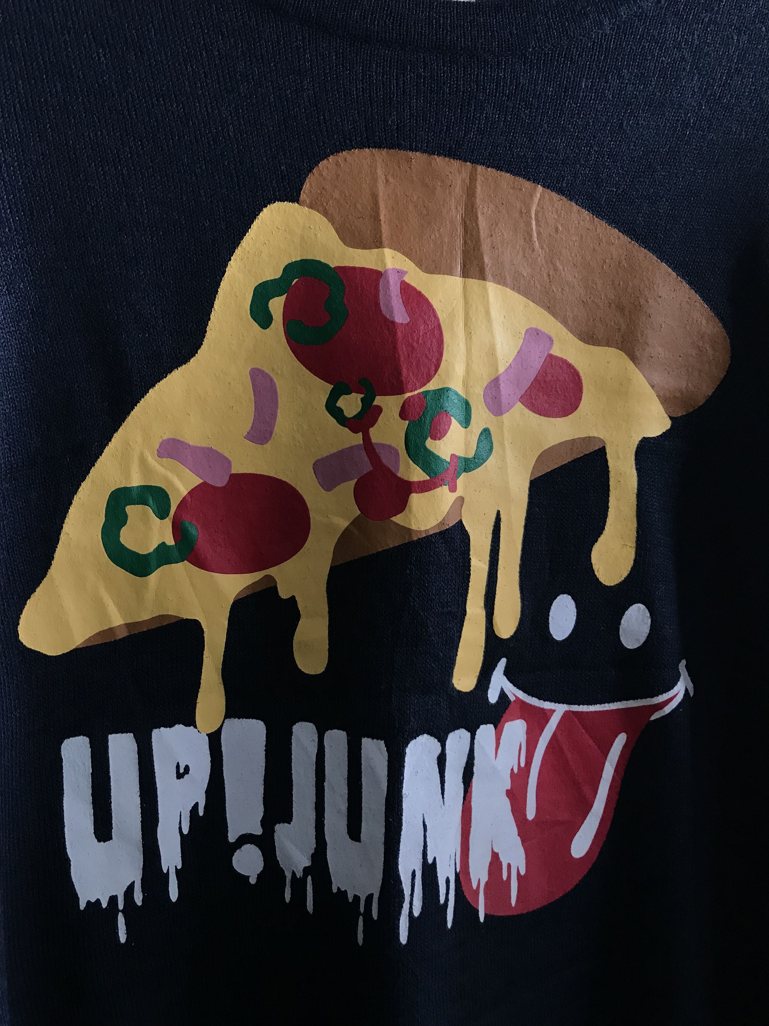 Beauty Beast × Hysteric Glamour × Japanese Brand Up Smile Japanese Brand Pizza Print Knitwear Size US M / EU 48-50 / 2 - 3 Thumbnail