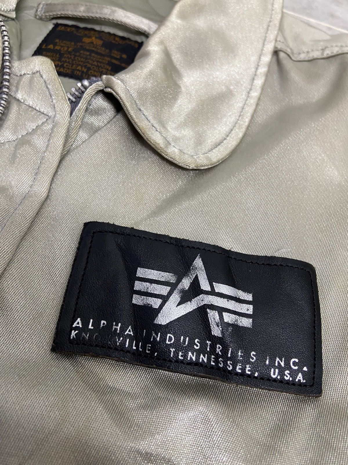 Alpha Industries Vintage Alpha Industries USAF CWU-45 Bomber Jacket Size US L / EU 52-54 / 3 - 2 Thumbnail