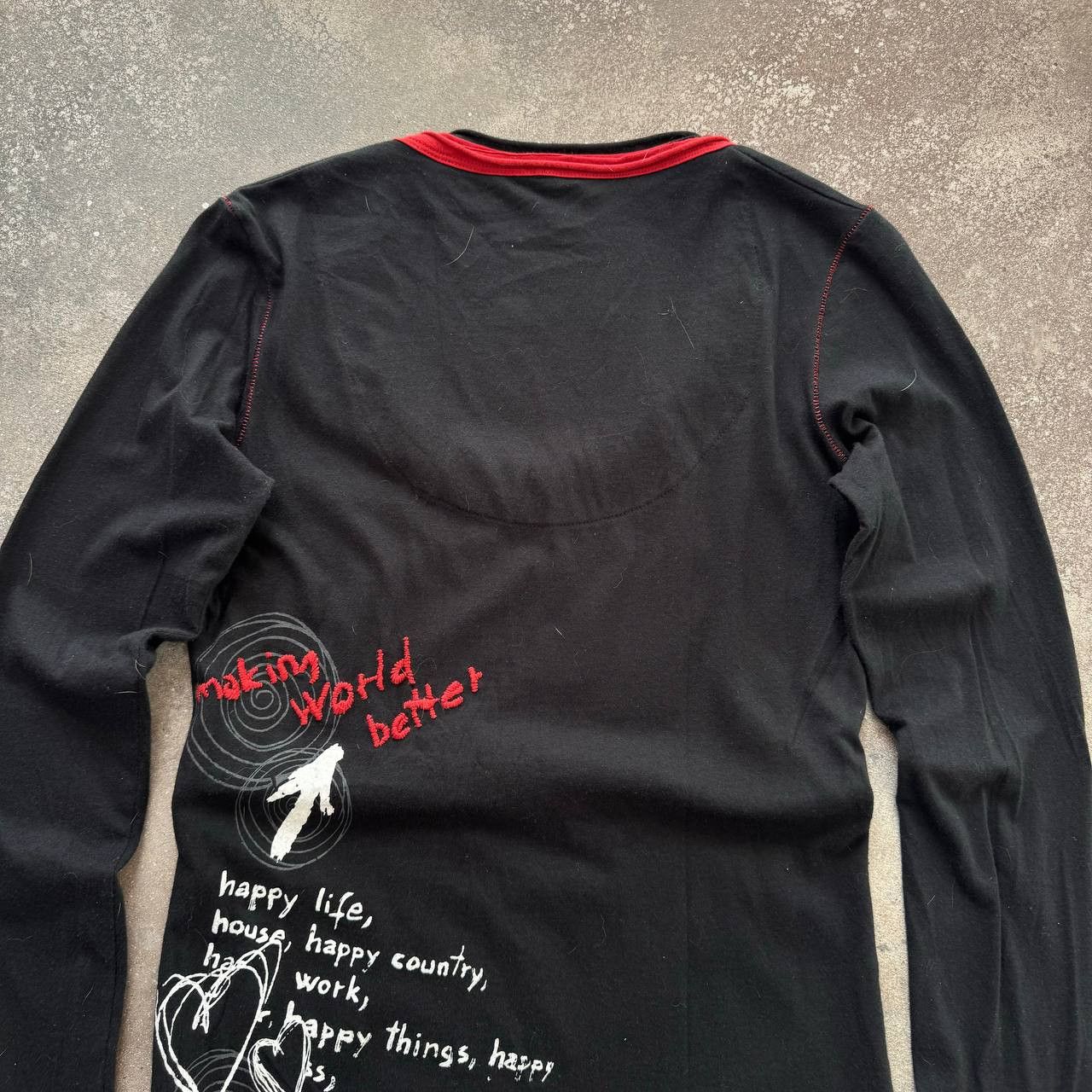 Hysteric Glamour × Japanese Brand × Vintage Y2K Desigual Vintage Amazing Crazy Long Sleeve Top Size M / US 6-8 / IT 42-44 - 8 Thumbnail