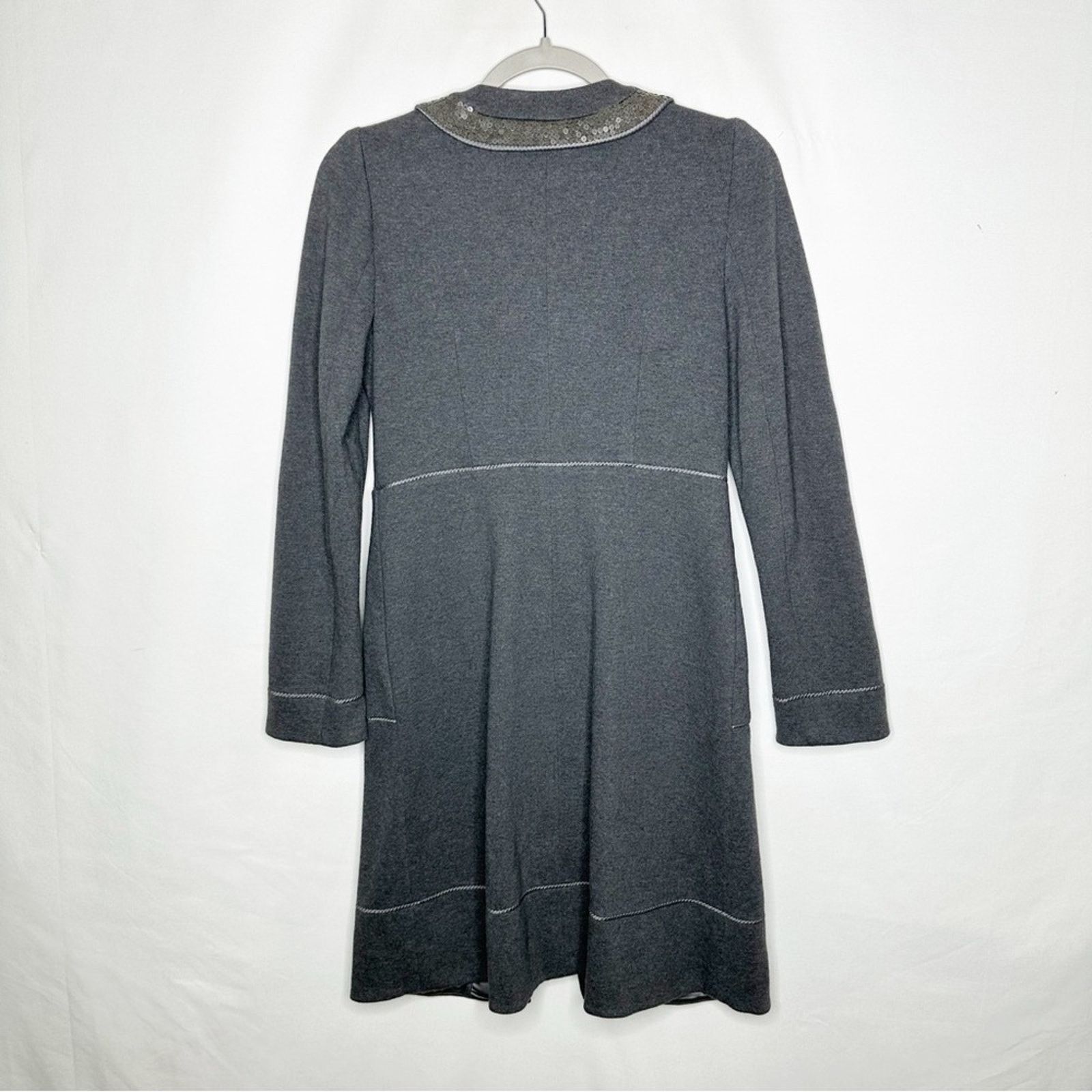 Rebecca Taylor REBECCA TAYLOR Vintage Sequined Peter Pan Collar Top/Jacket Size S / US 4 / IT 40 - 4 Thumbnail