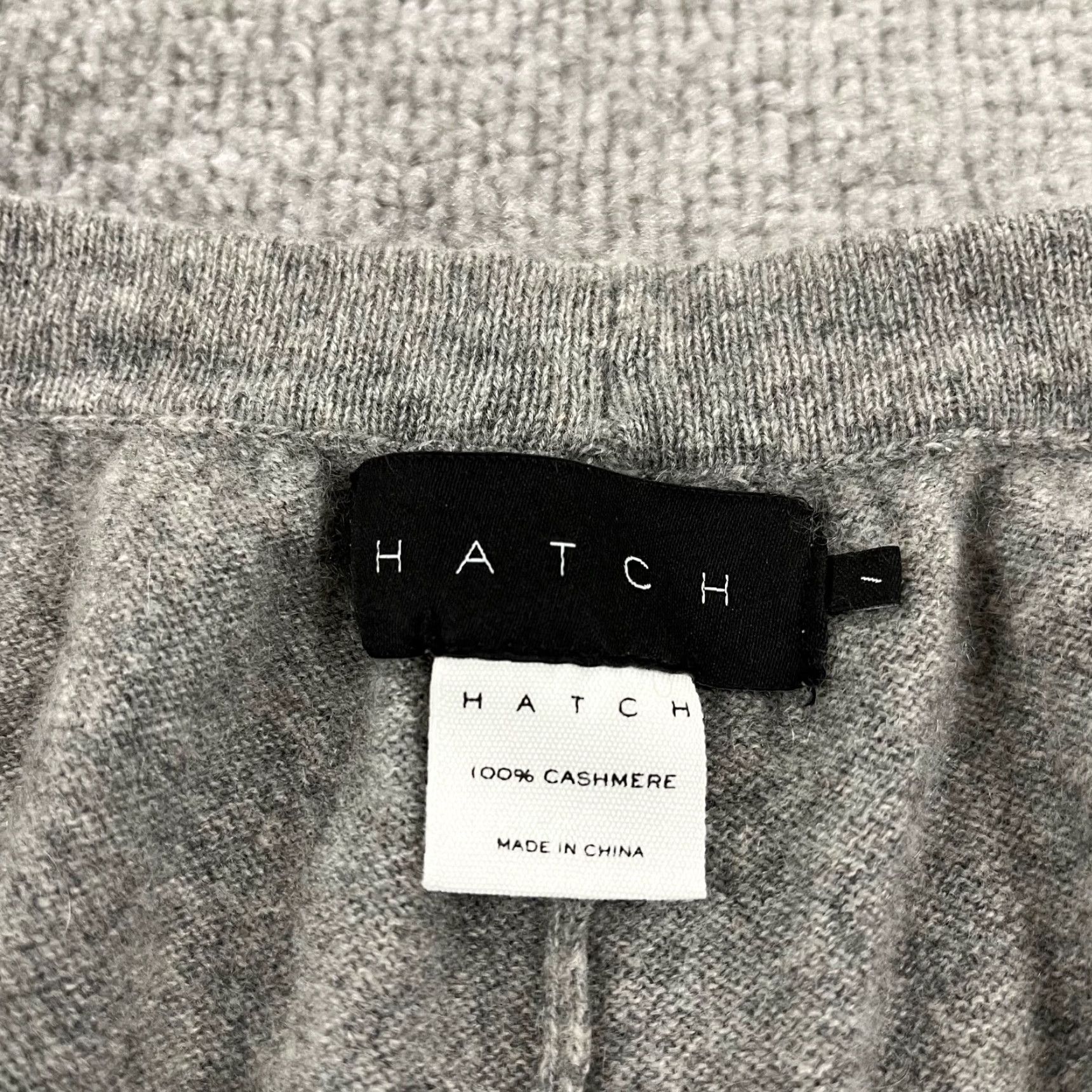 Vintage HATCH Shorts Womens Size 1 35-38 Waist Gray 100% Cashmere Lounge Maternity Soft Size 28" / US 6 / IT 42 - 2 Thumbnail