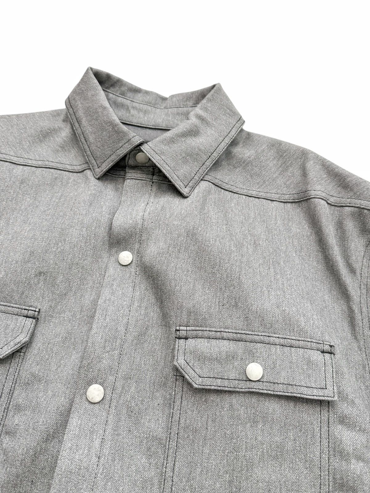 Rick Owens × Rick Owens Drkshdw Limited Japanese Selvedge Denim Jumbo Outershirt Size US M / EU 48-50 / 2 - 3 Thumbnail