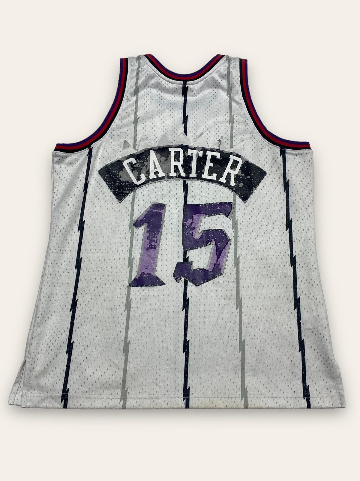 Mitchell & Ness Vintage RAPTORS CARTER NBA Distressed Tank Top Jersey Size US L / EU 52-54 / 3 - 7 Thumbnail
