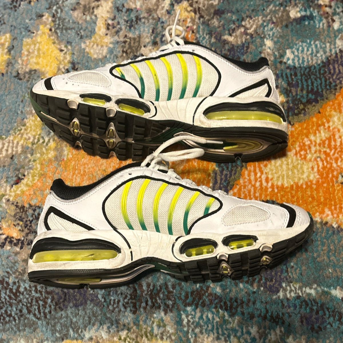 image of Nike Airmax Tailwind Iv Shoes in White, Men's (Size 9.5)