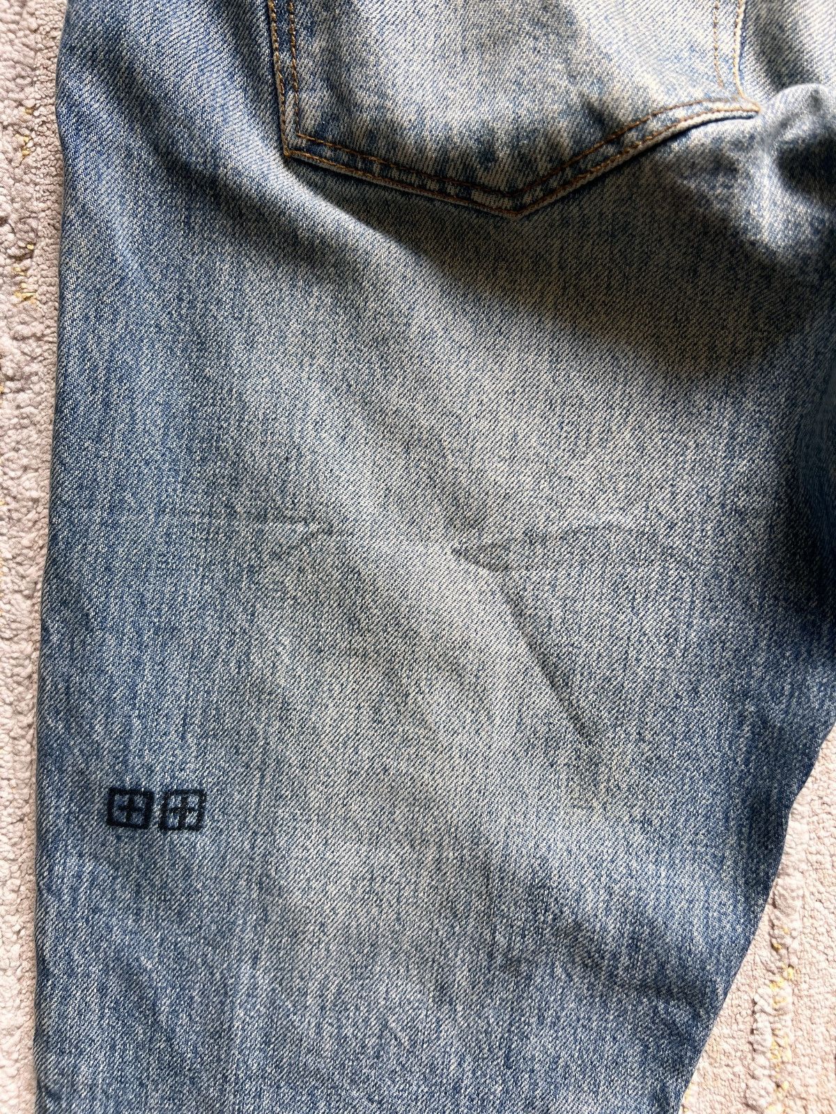 Ksubi × Le Grande Bleu (L.G.B.) Ksubi Geegee Slummin Slim Distressed Jeans Size US 34 / EU 50 - 10 Thumbnail
