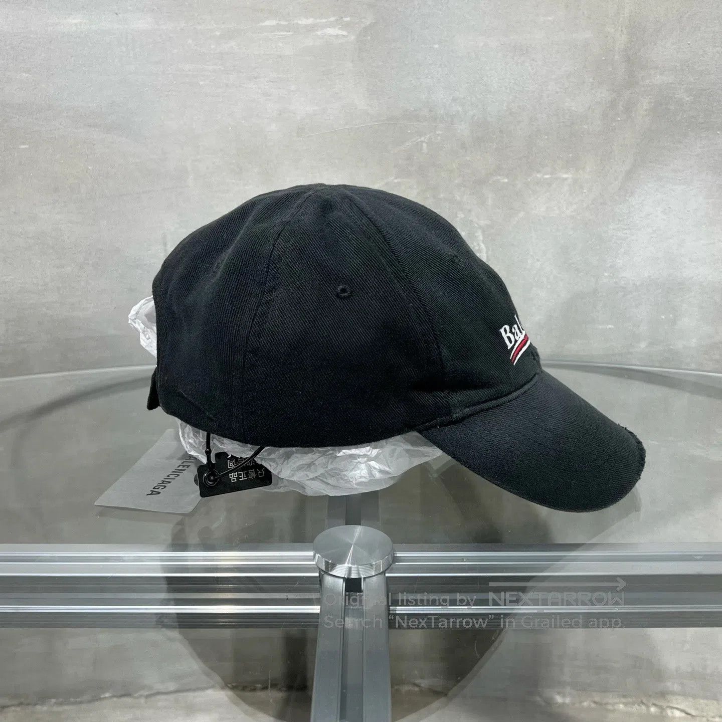 Balenciaga Balenciaga Embroidered cola can damage baseball caps Size ONE SIZE - 4 Thumbnail