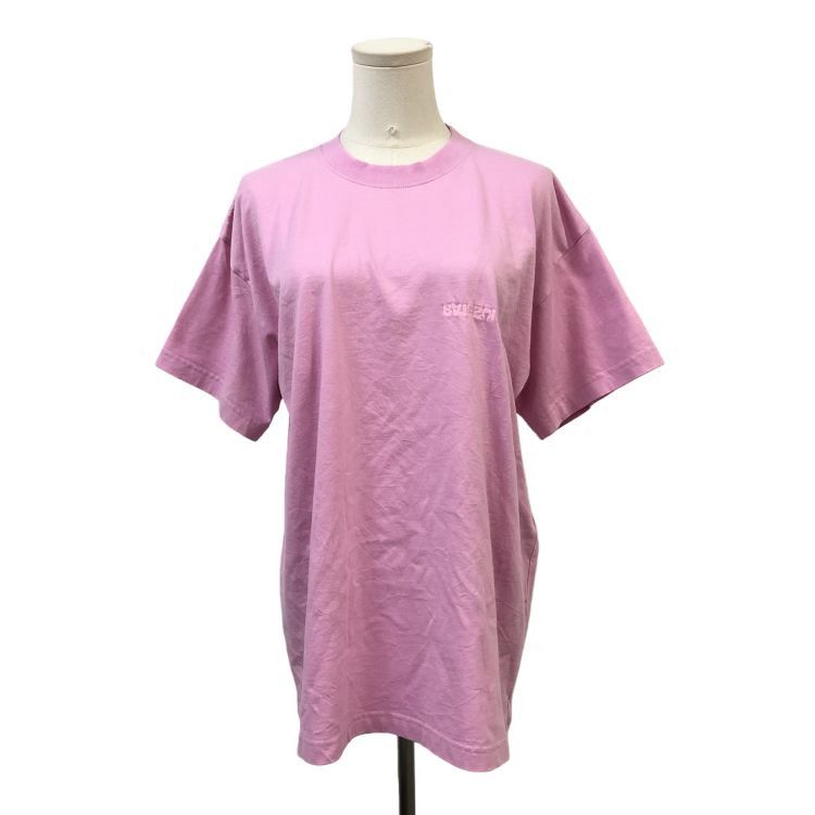 Balenciaga Balenciaga Pink Logo T-Shirt Size M Size US M / EU 48-50 / 2 - 1 Thumbnail