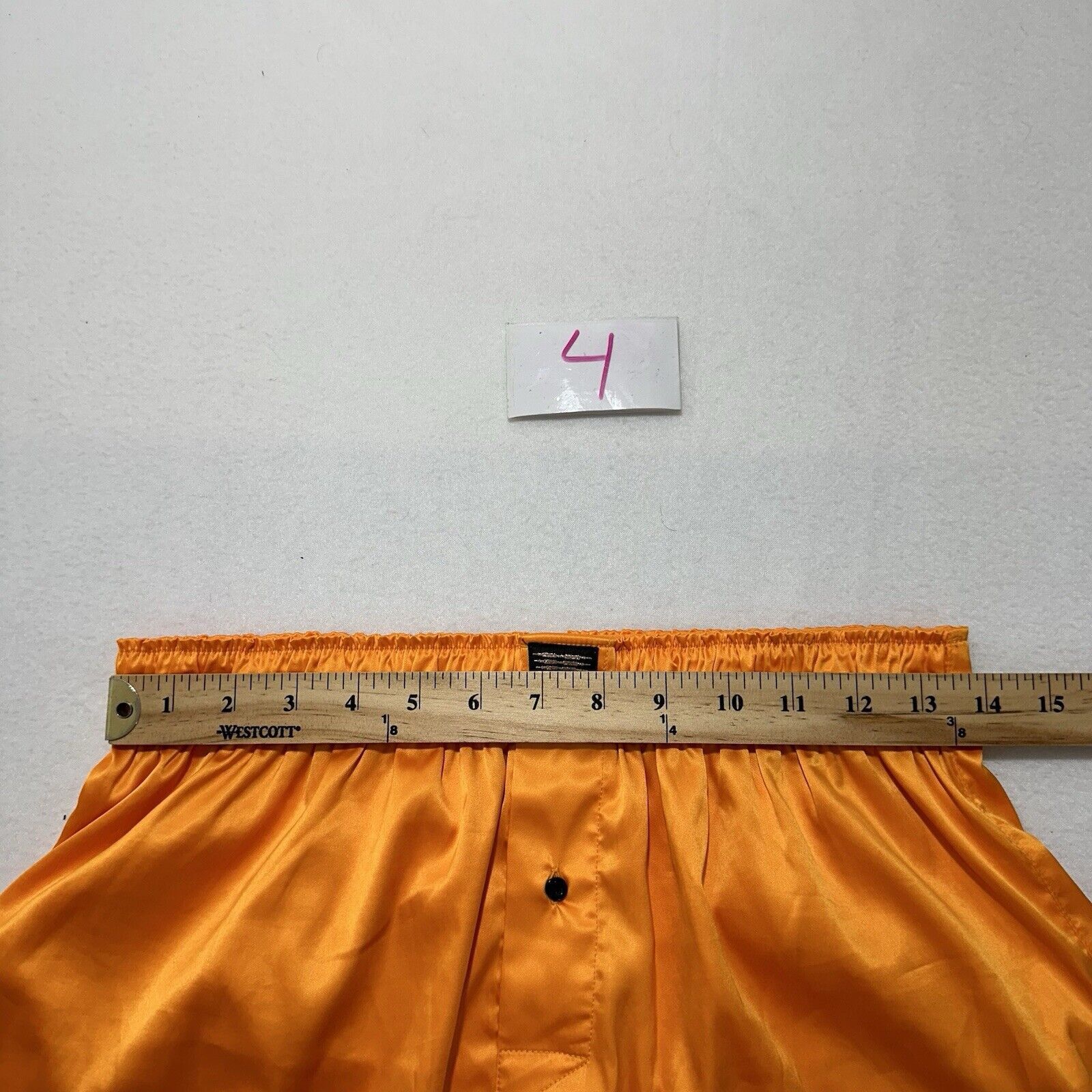 Other Savage X Fenty Small Satin Boxers Orange Shorts 3" Inseam Size 28" / US 6 / IT 42 - 9 Thumbnail