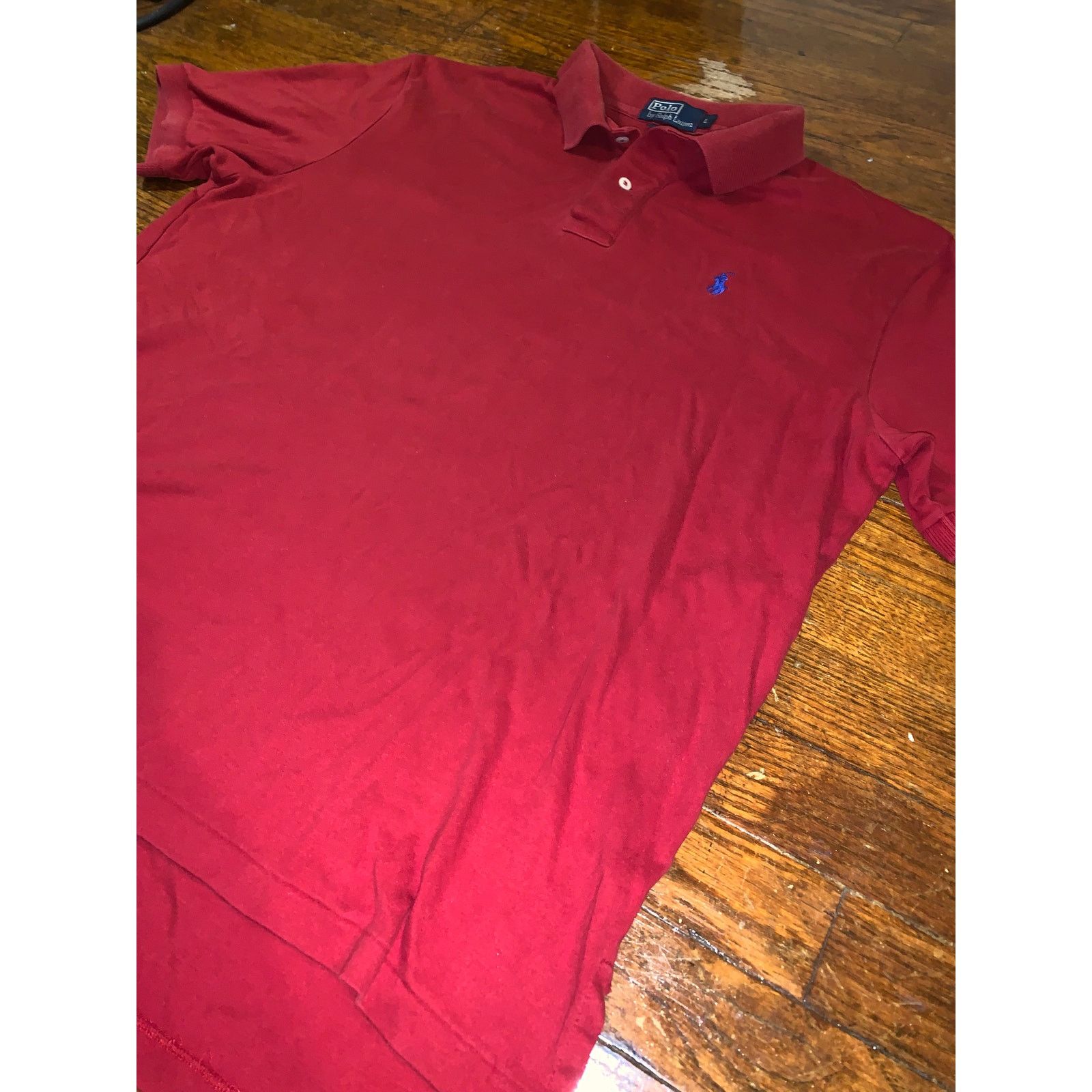Polo Ralph Lauren Polo Ralph Lauren Polo Shirt Large Red Blue Pony Size US L / EU 52-54 / 3 - 5 Thumbnail