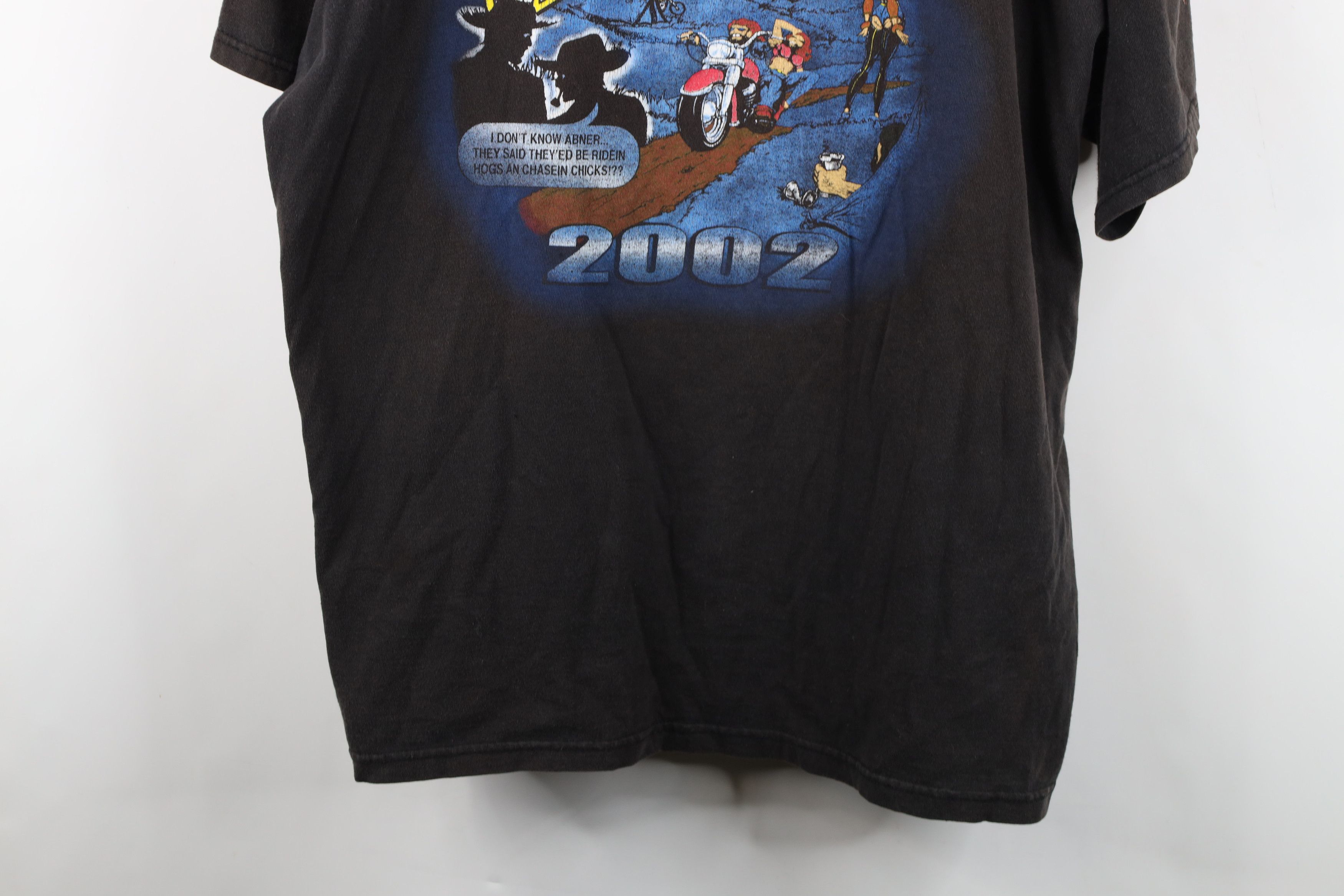 Vintage Vintage Y2K 2002 Chillicothe Motorcycle Rally Girl T-Shirt Size US XXL / EU 58 / 5 - 3 Thumbnail