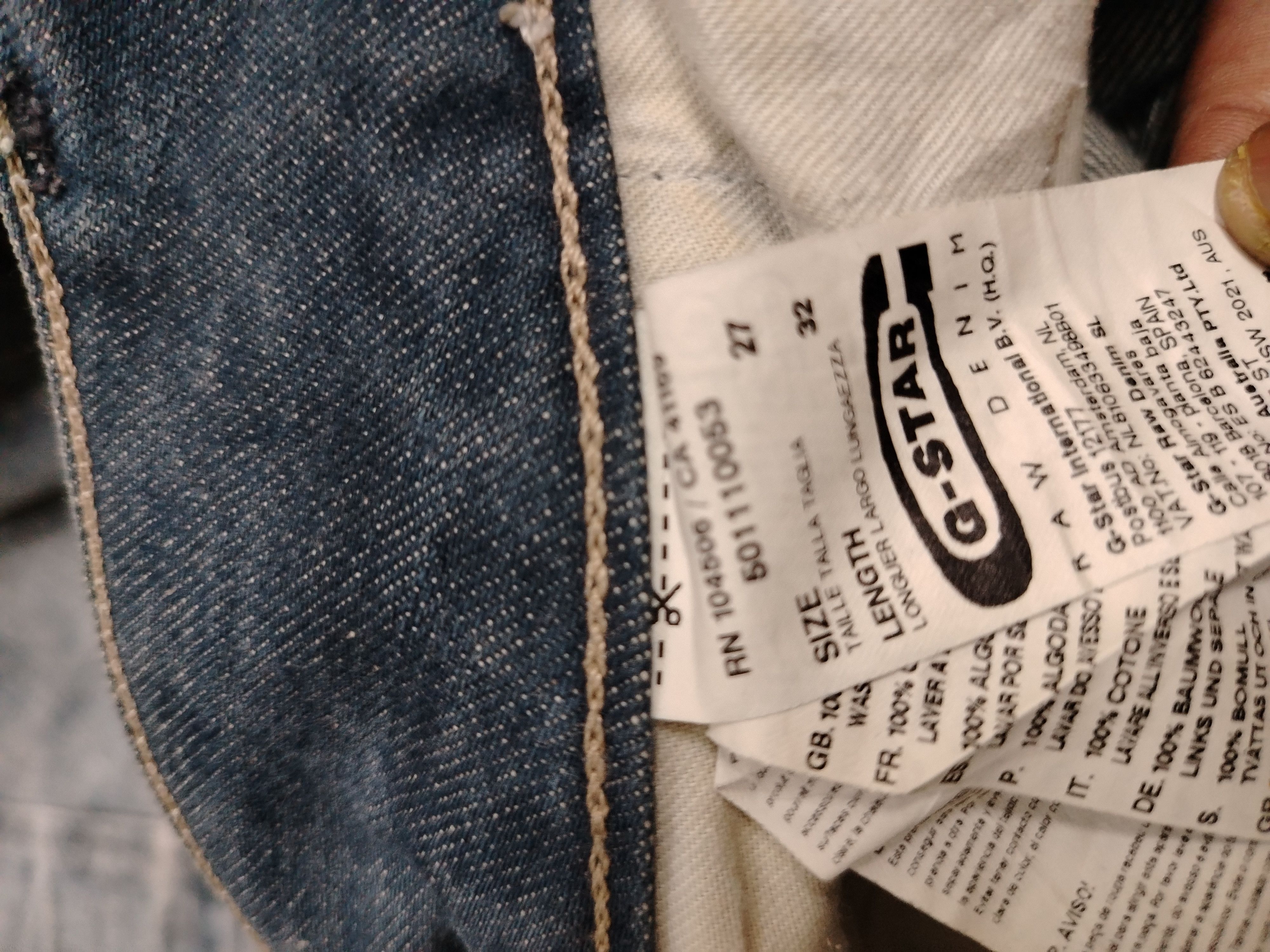 G-Star G star raw Distressed denim Size US 34 / EU 50 - 5 Thumbnail