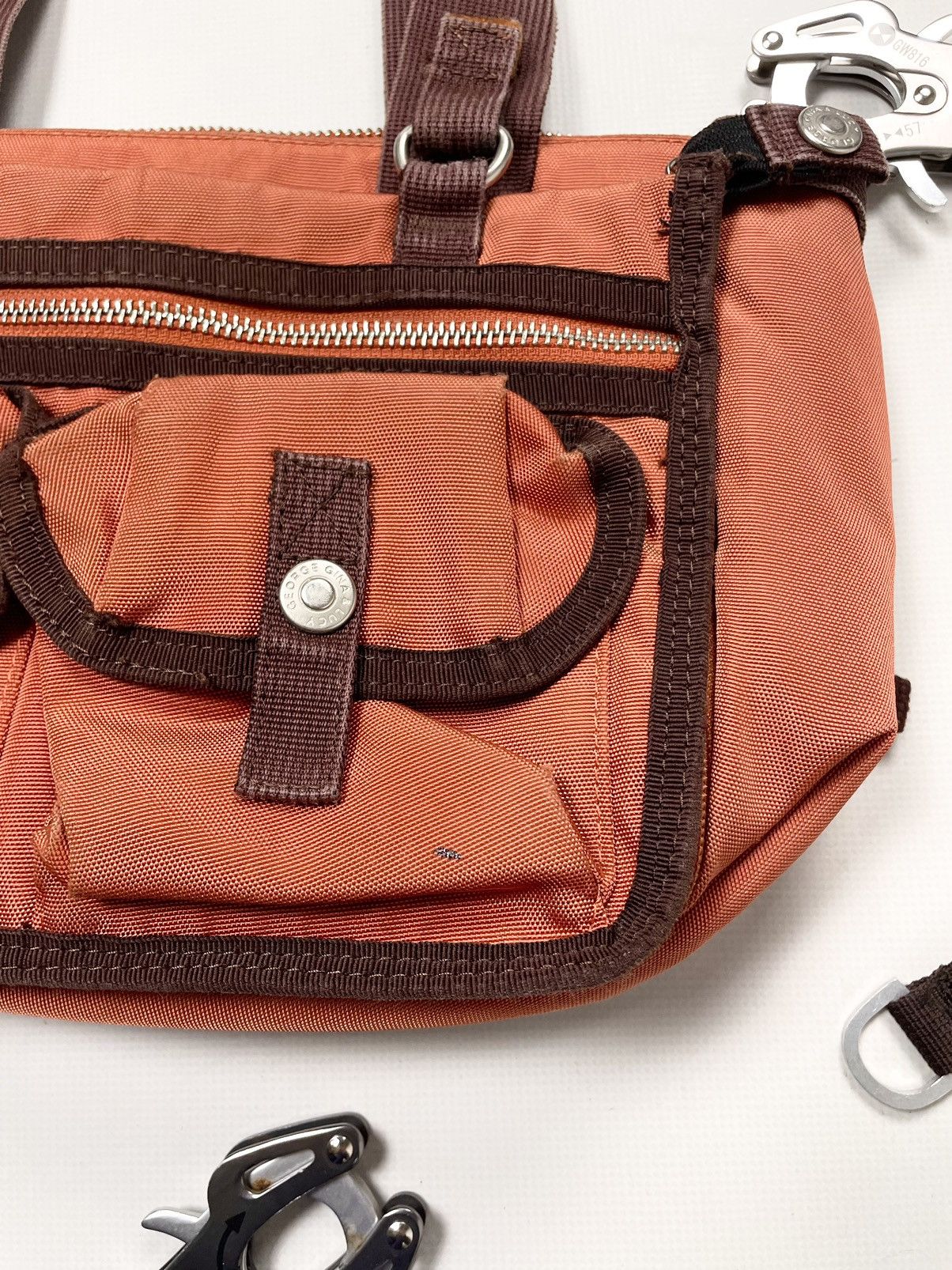 Japanese Brand George Gina & Lucy Vintage Orange Alyx Carabiner Bag GGL Size ONE SIZE - 6 Thumbnail