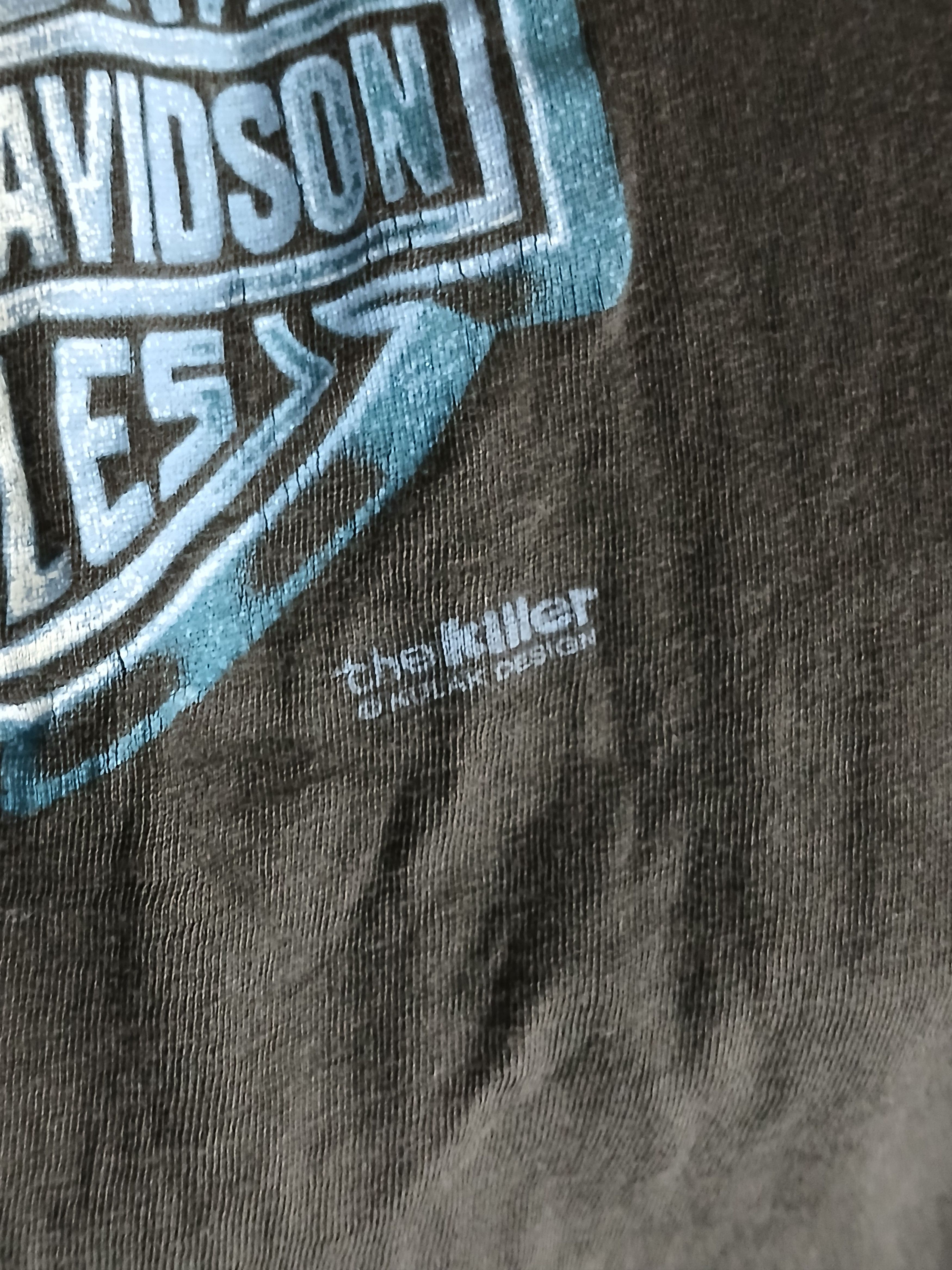Harley Davidson × Vintage Vintage Harley Davidson Racing Moto T-Shirt Size US XL / EU 56 / 4 - 4 Thumbnail
