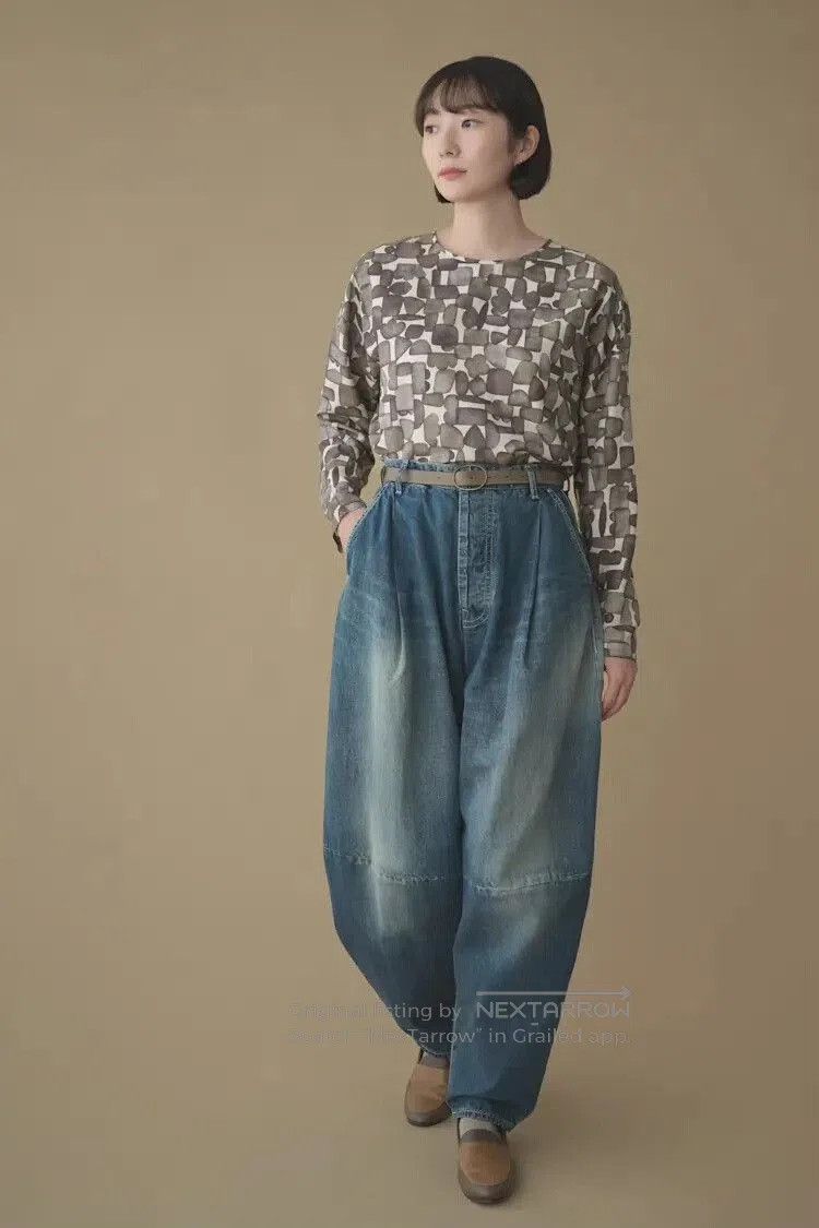 mina perhonen Akira Minagawa Denim Pants 2025. Size 33" - 1 Thumbnail