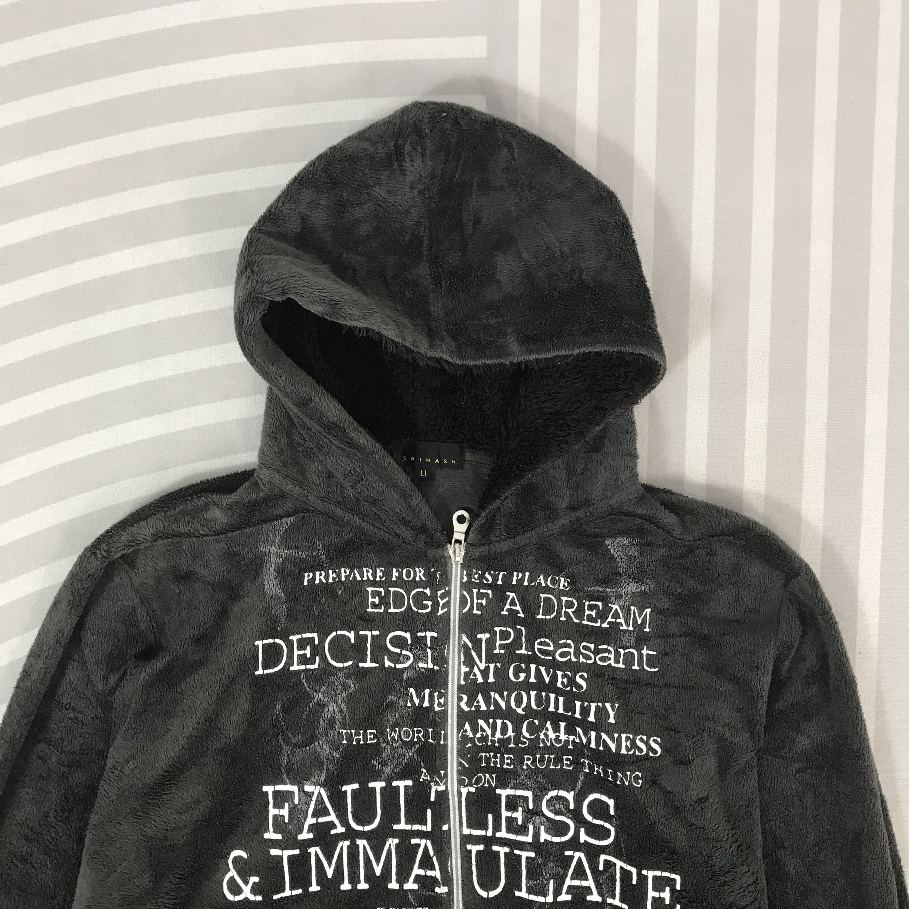 Spinash Vintage Spinash hoodie punk style Jacket K64B15 Size US L / EU 52-54 / 3 - 2 Thumbnail