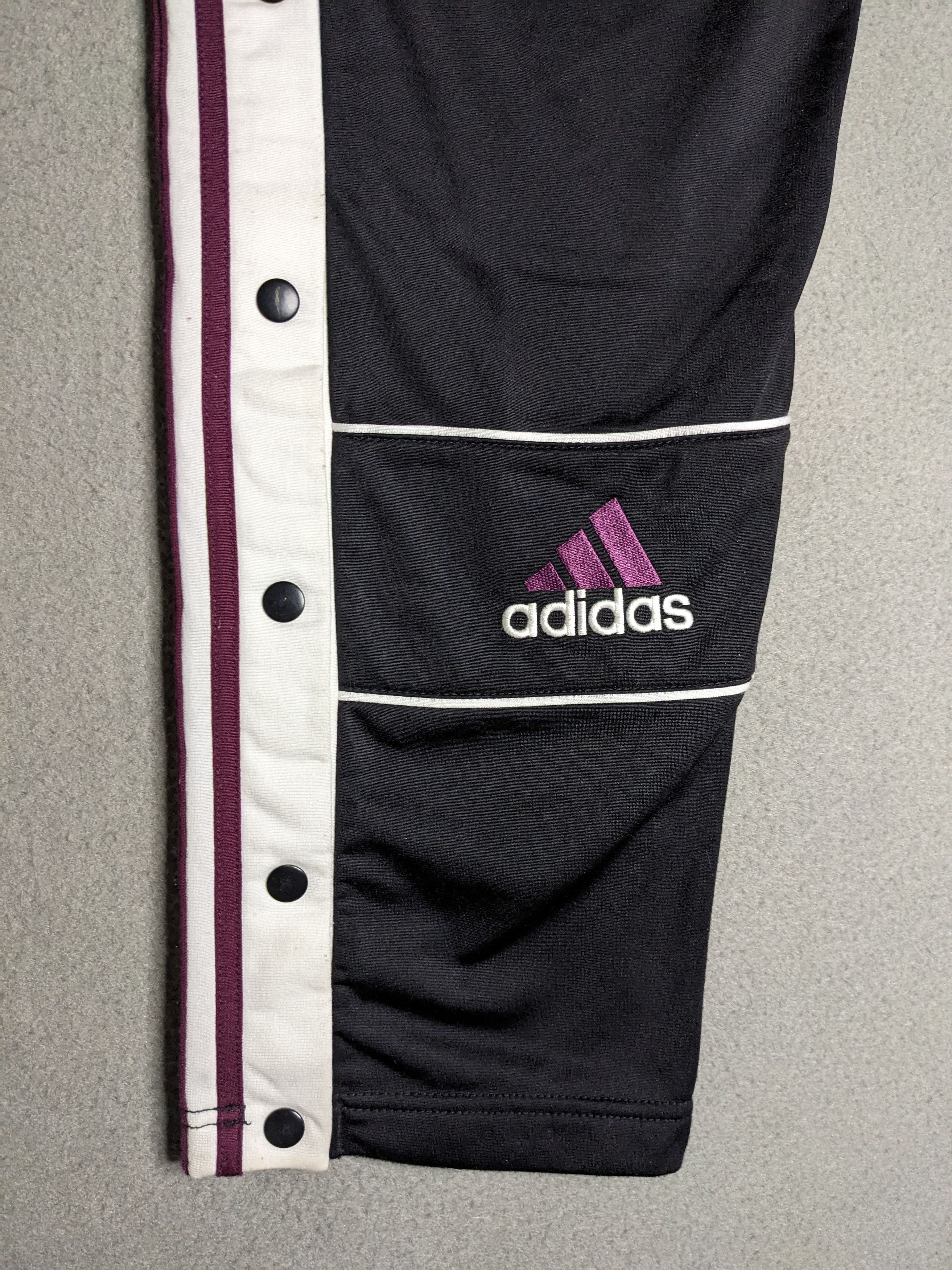 Adidas VINTAGE 90s Adidas Tearaway Snap Track Pants Small Trefoil Size US 29 - 2 Thumbnail