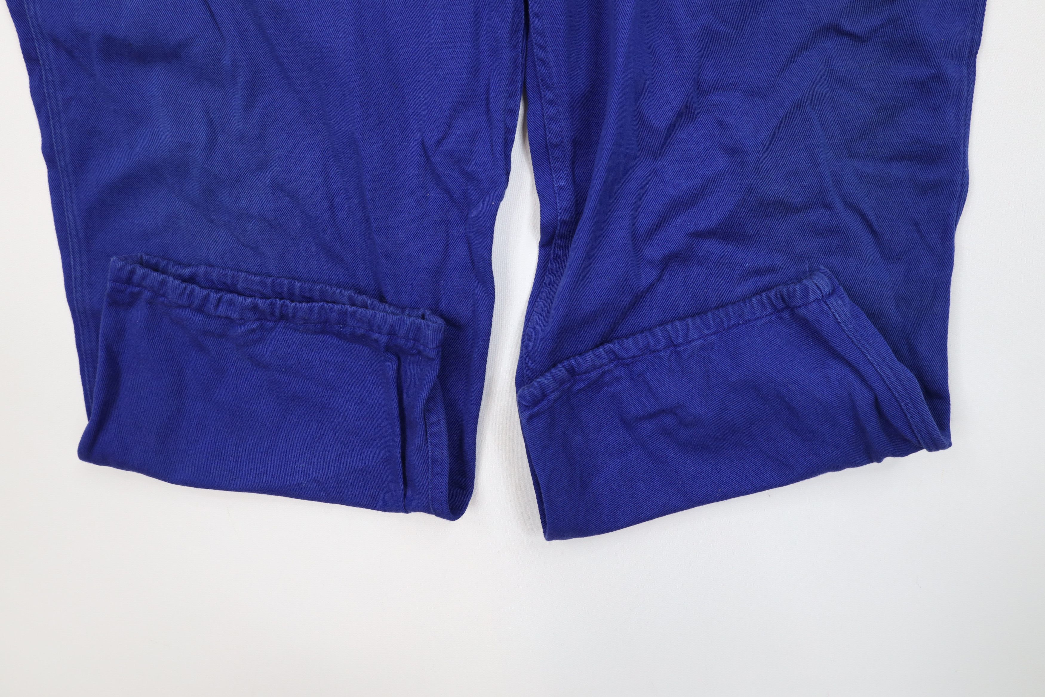 Vintage Vintage 40s 50s Button Fly Baseball Uniform Pants Blue USA Size US 34 / EU 50 - 7 Thumbnail