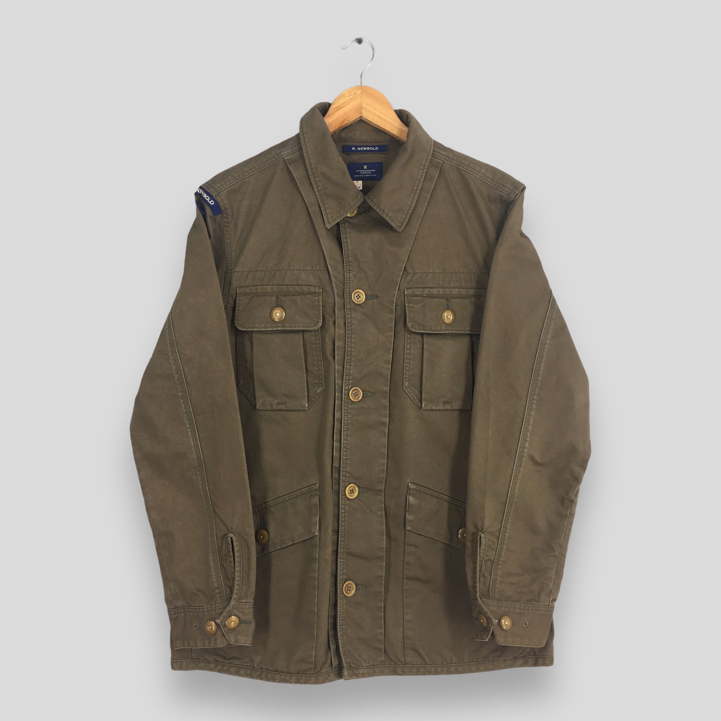image of Denim Jacket x Paul Smith Vintage R.newbold Paul Smith Denim Jeans Worker Jacket Large in Brown