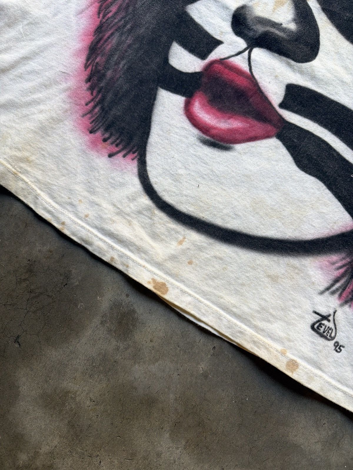 Vintage Vintage 1995 Custom Peter Criss KISS airbrushed shirt size L Size US L / EU 52-54 / 3 - 7 Thumbnail