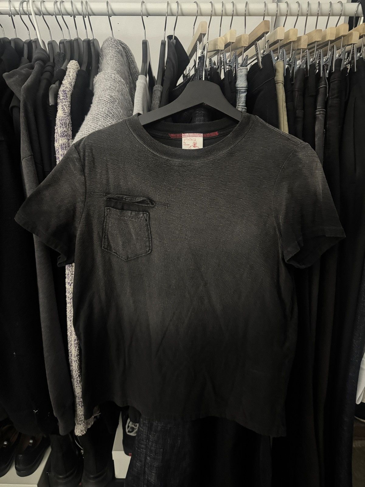 Yuremane Yuremane Basic Black Baby Tee Size US M / EU 48-50 / 2 - 1 Thumbnail