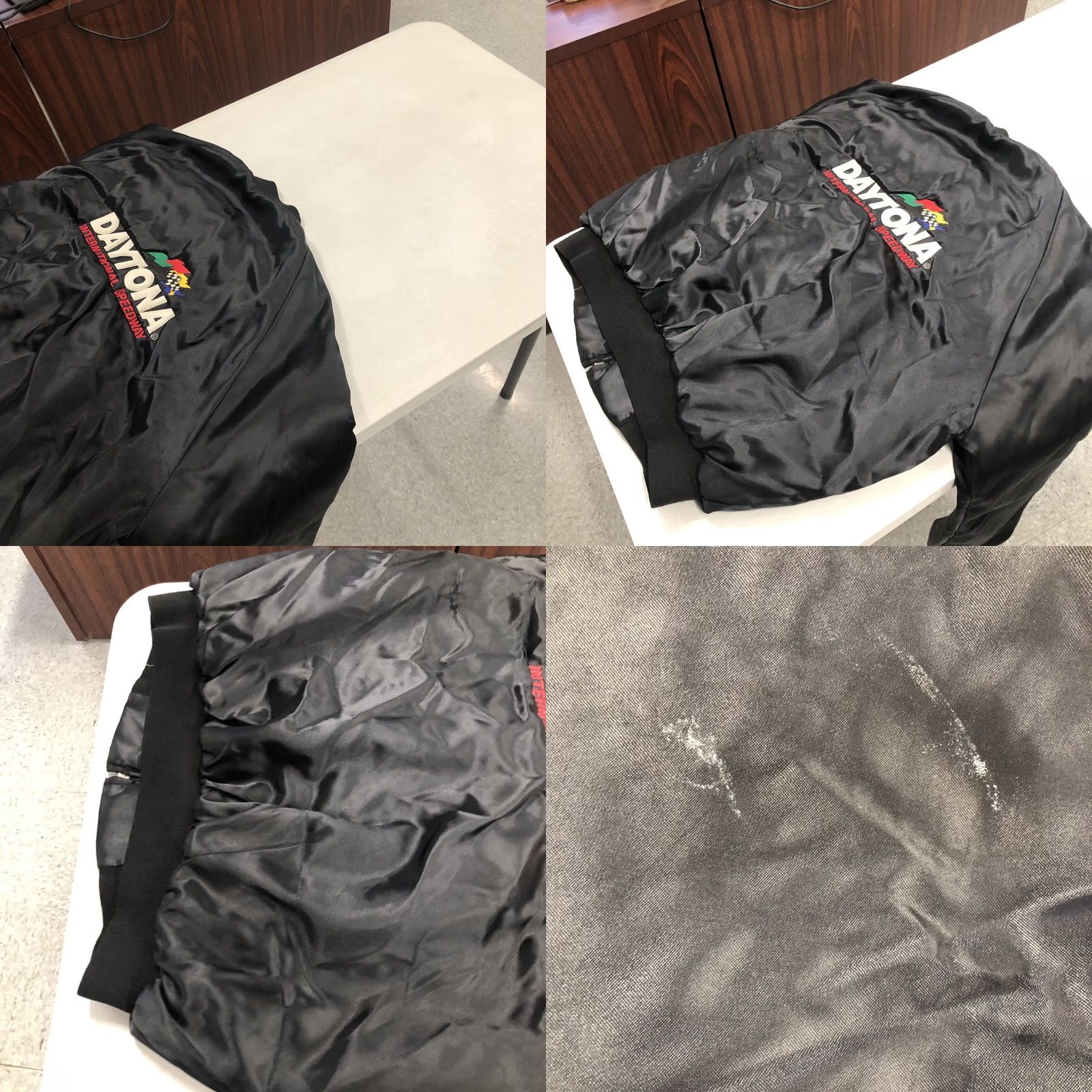 Dunbrooke VINTAGE Daytona 500 Satin Jacket NASCAR Black Quilted Lined Stitch Dunbrooke XL Men’s 1990s Size US XL / EU 56 / 4 - 8 Thumbnail