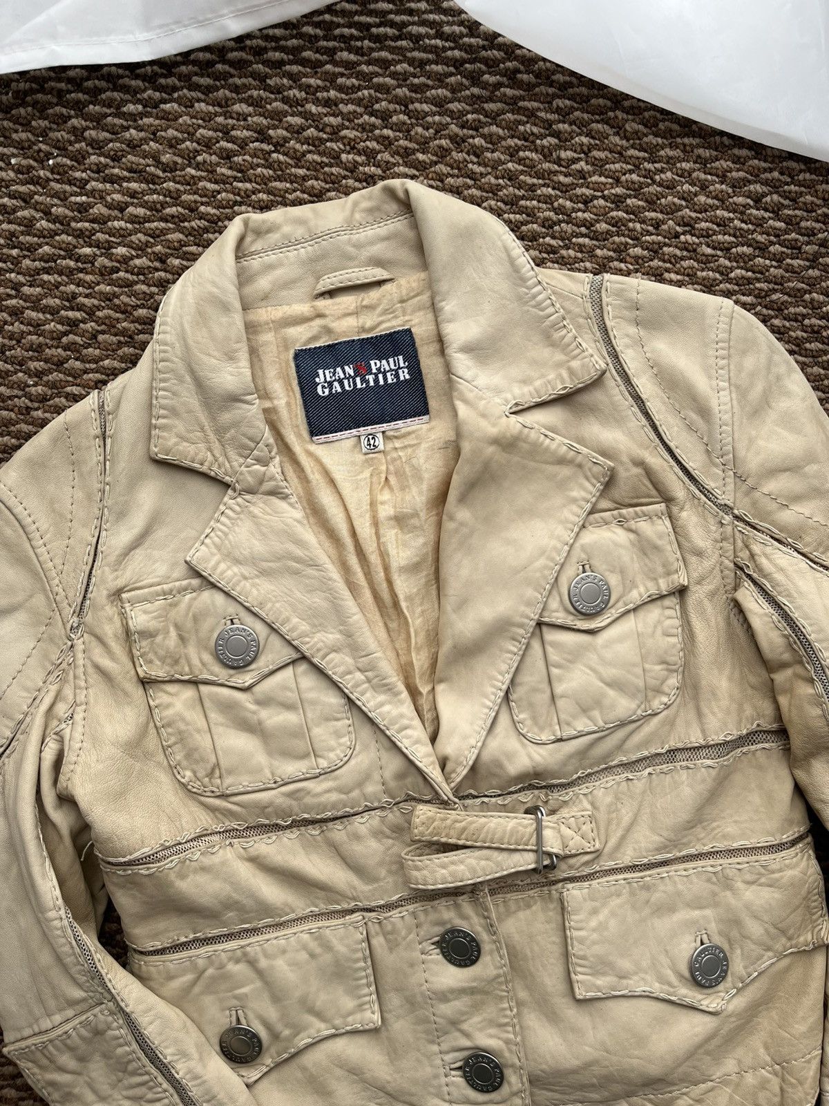 Jean Paul Gaultier Jean Paul Gaultier leather jacket Size XS / US 0-2 / IT 36-38 - 3 Thumbnail
