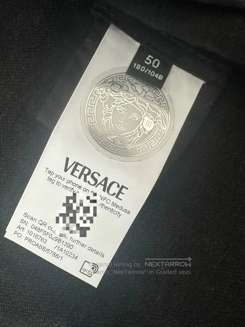 Versace Versace Black denim jacket Size US M / EU 48-50 / 2 - 8 Thumbnail