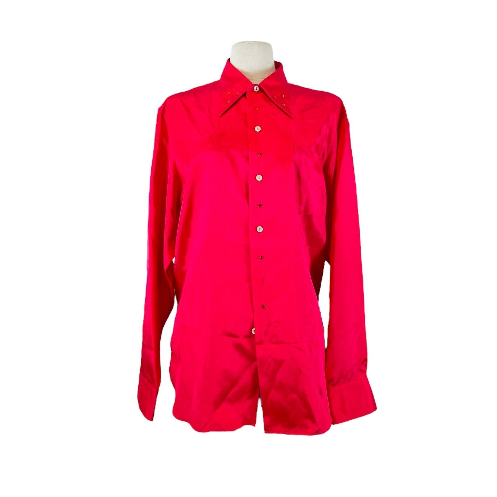 image of Gucci Women Shirt Red Crystal Size 48