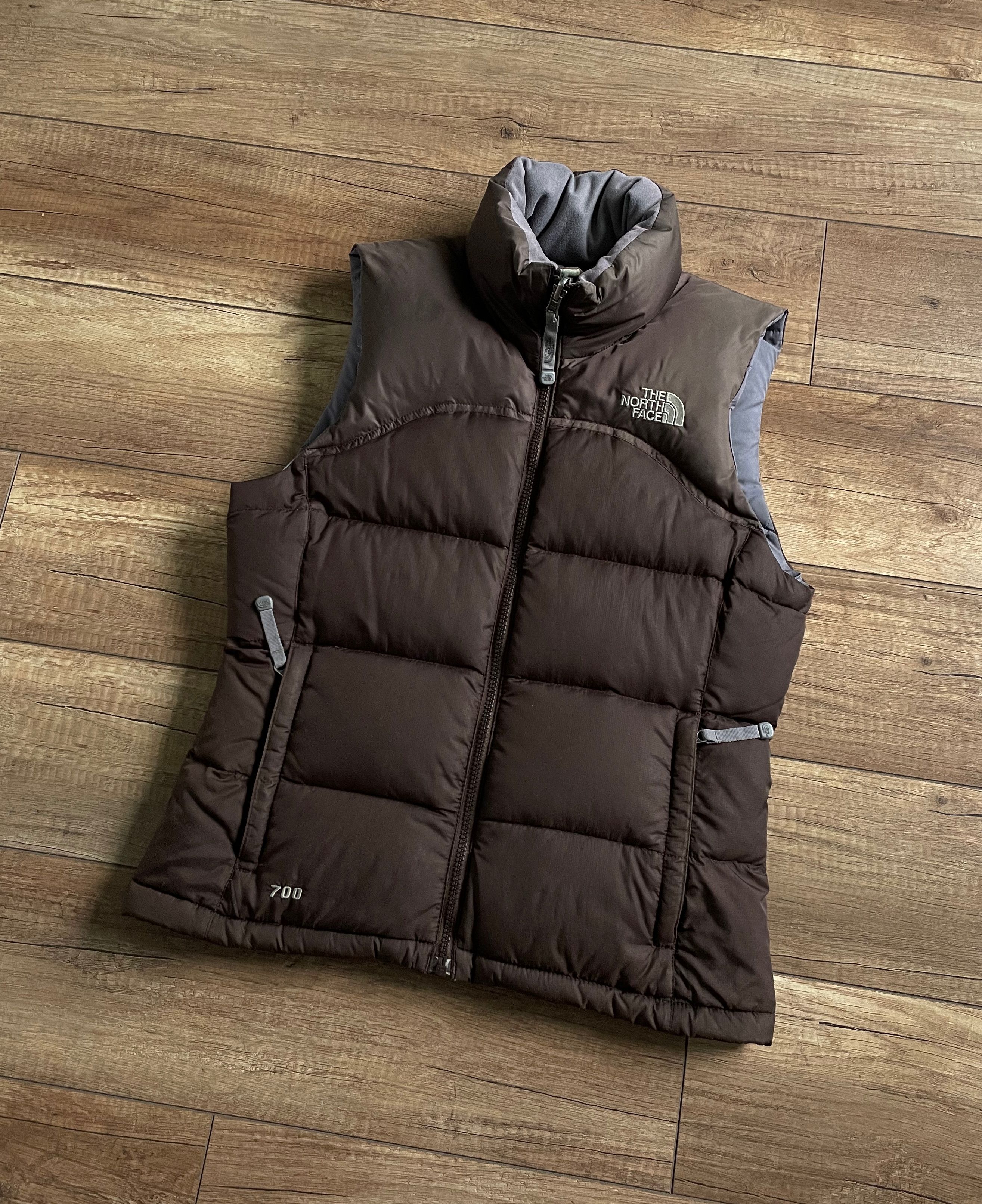 The North Face The North Face Brown Nuptse Down Jacket Puffer Vest Size S / US 4 / IT 40 - 2 Thumbnail