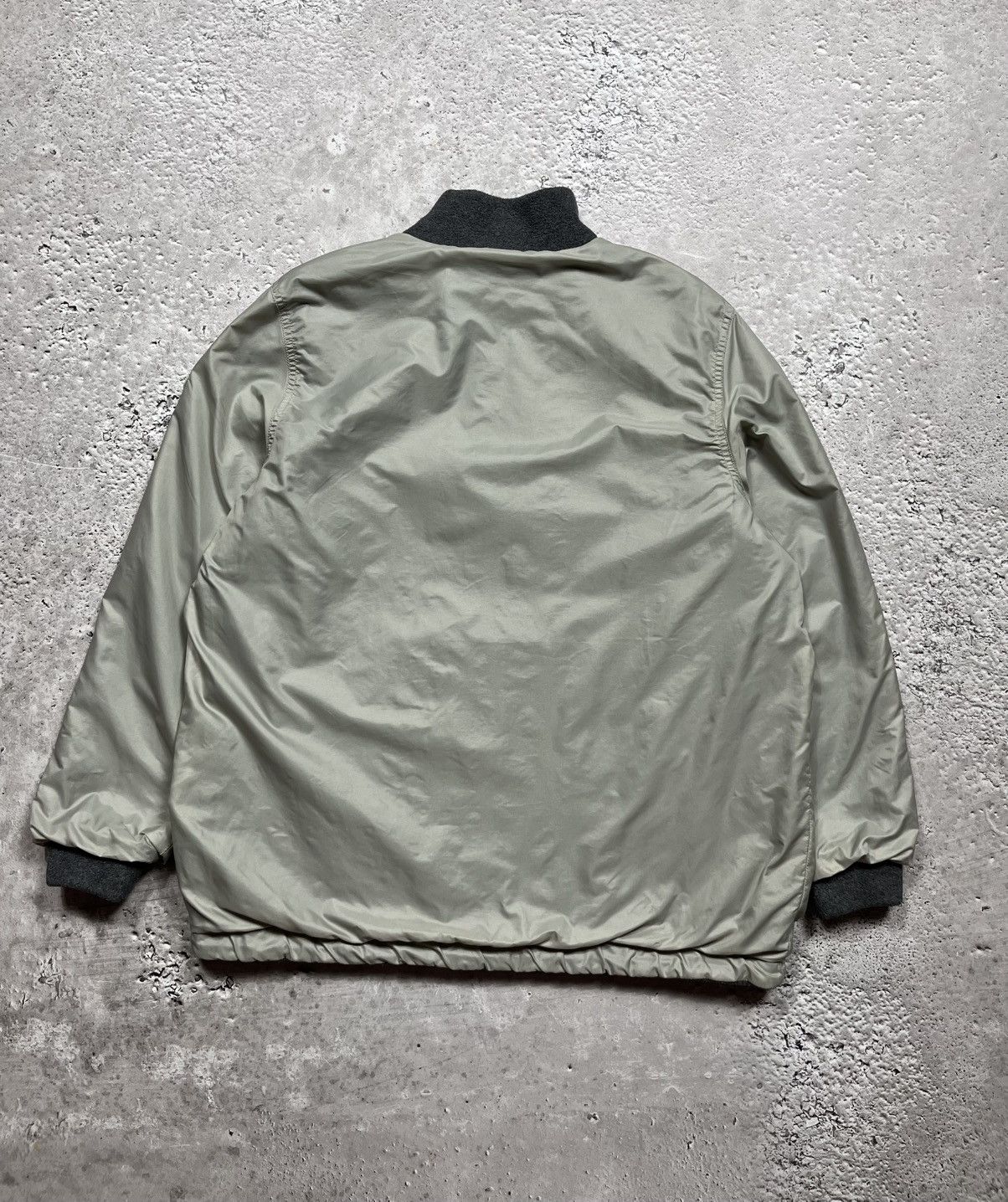 Moncler × Vintage Vintage Moncler Reversible Nylon Fleece Pullover Jacket S Size S / US 4 / IT 40 - 13 Thumbnail