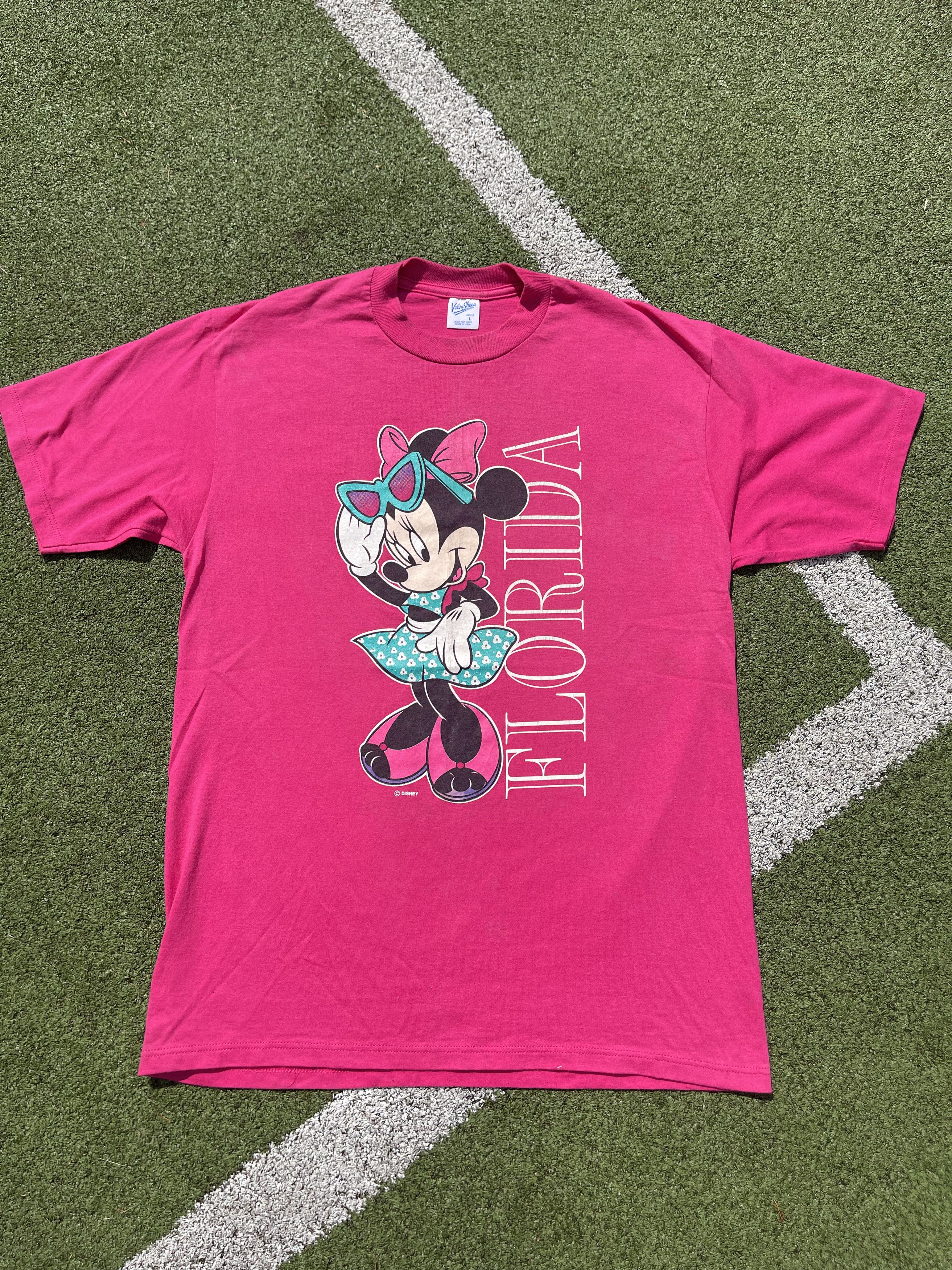 Disney × Mickey Mouse × Velva Sheen 1990's Velva Sheen Minnie Mouse Disney T-Shirt Size US L / EU 52-54 / 3 - 1 Thumbnail
