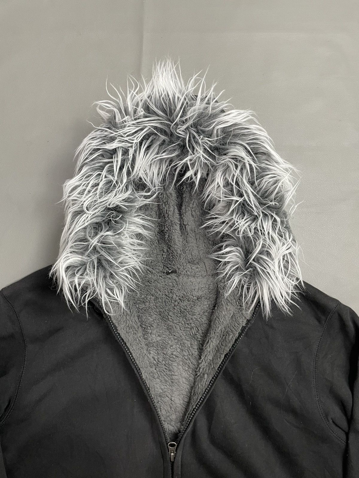 Japanese Brand Japanese Fleece Sherpa Fur Zip Hoodie Size US XL / EU 56 / 4 - 3 Thumbnail