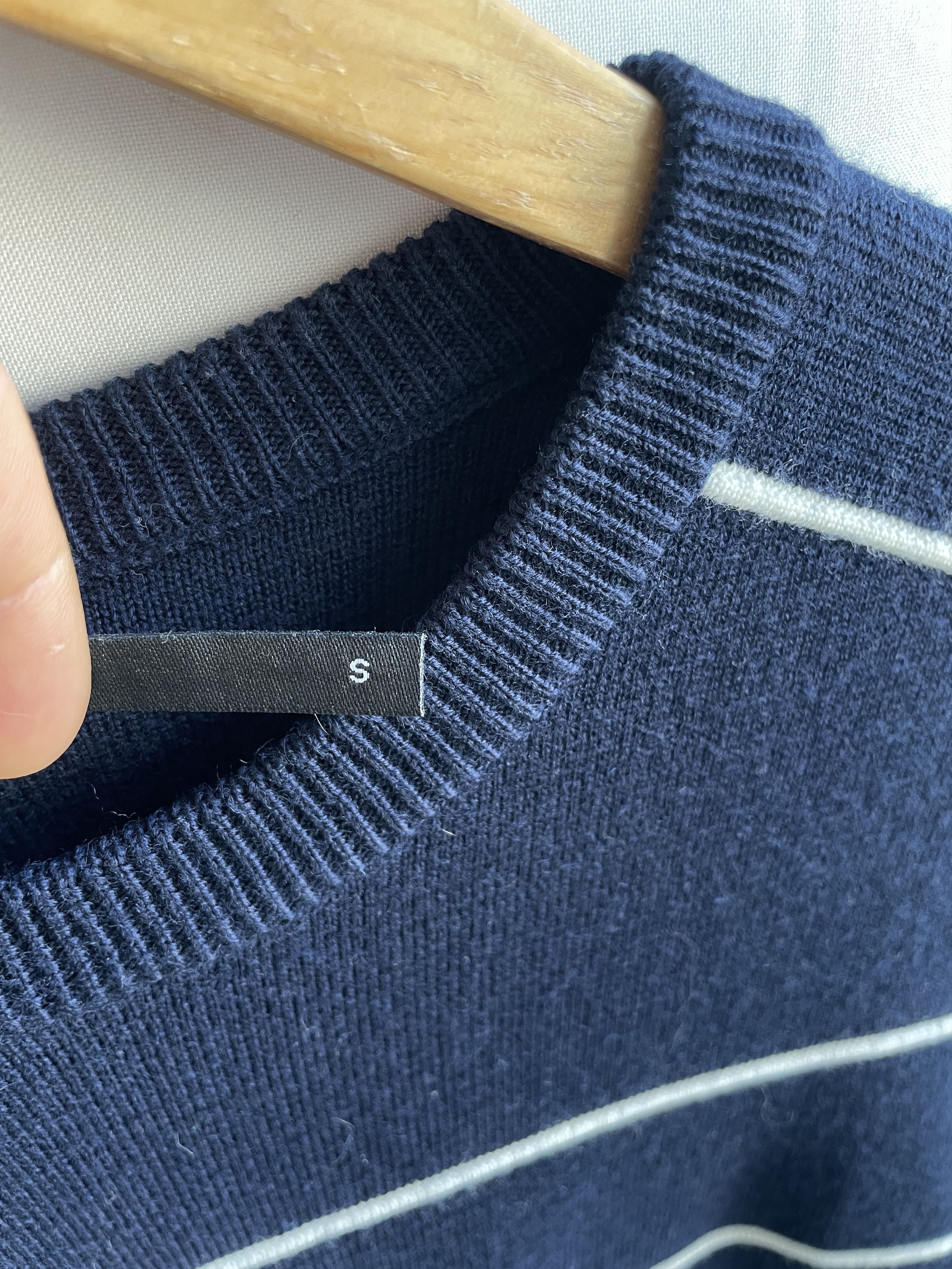 Black Barrett Black Barrett by Neil Barrett 3D Applique Crew Neck Sweater Size US S / EU 44-46 / 1 - 8 Thumbnail
