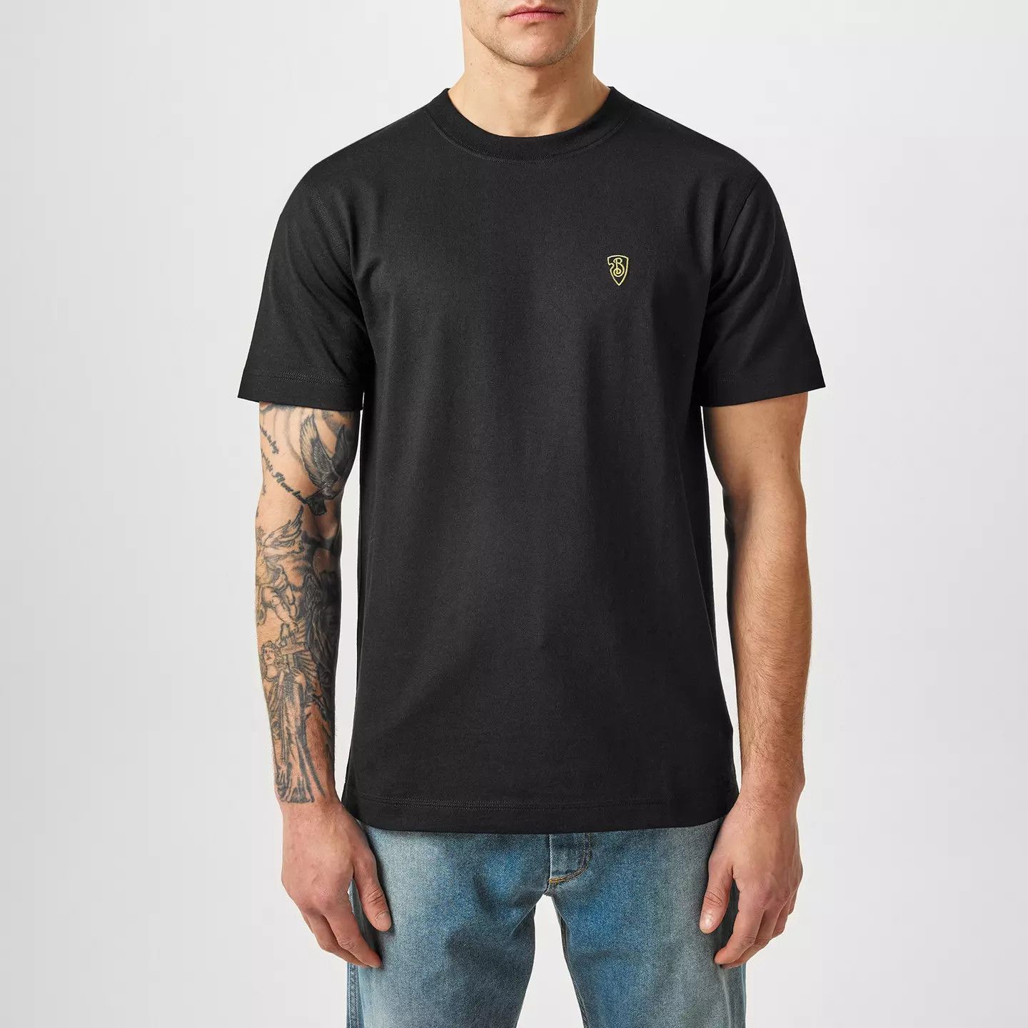 Burberry o1g2r1mq0426 Shield Jersey T-Shirt in Black Size US S / EU 44-46 / 1 - 2 Thumbnail