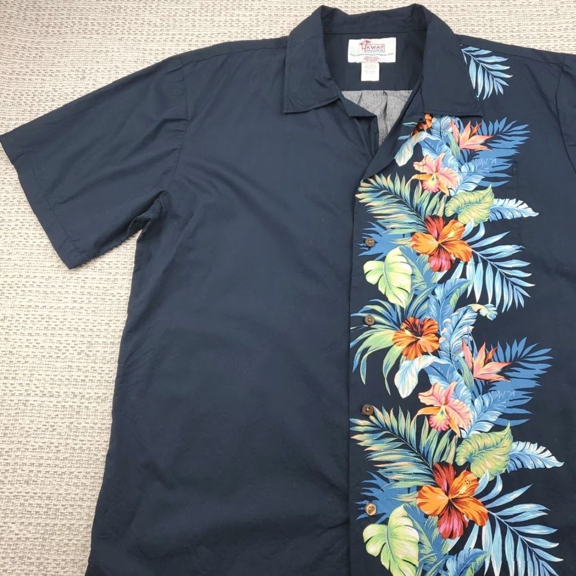 Vintage VINTAGE Hawaii Hangover Hawaiian Shirt Mens XL Beach Short Sleeve Button Up Casual Camp Size US XL / EU 56 / 4 - 3 Thumbnail