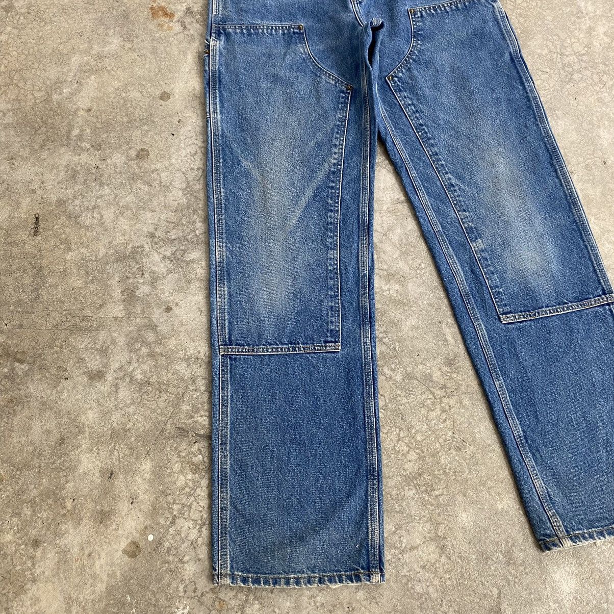 Carhartt Vintage Carhartt Double Knee Blue Carpenter Denim Jeans Size US 33 - 7 Thumbnail