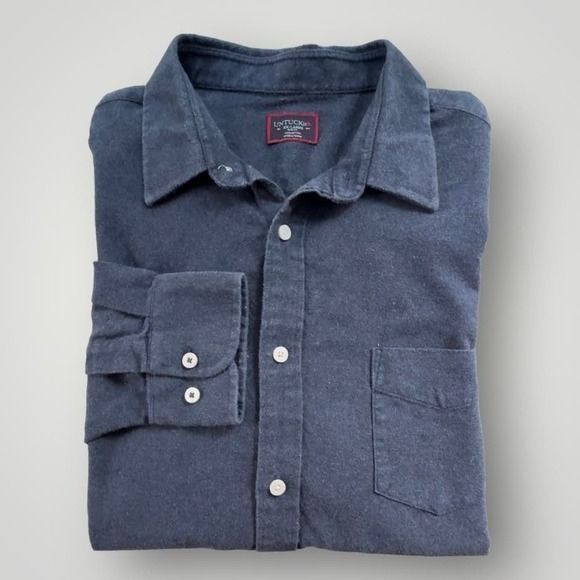 UNTUCKit UNTUCKit Men's Hemsworth Flannel Button Down Shirt XXL Size US XXL / EU 58 / 5 - 2 Thumbnail