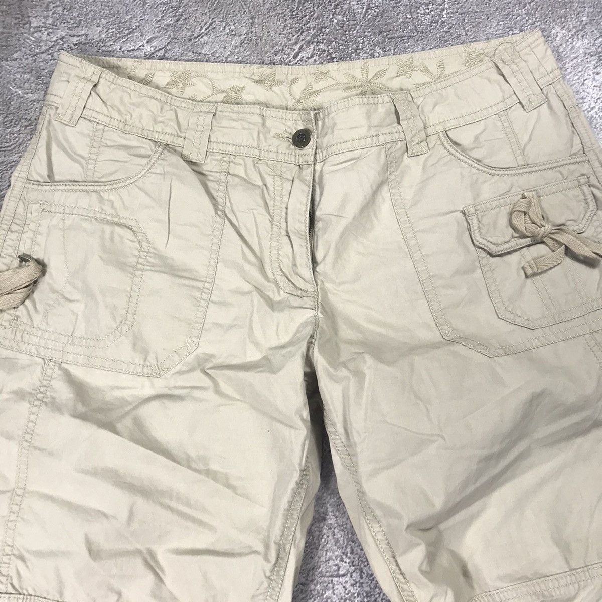 Vintage Vintage 90s Baggy Cargo Pants Flared Wide Leg Streetwear 30 Size 30" / US 8 / IT 44 - 3 Thumbnail