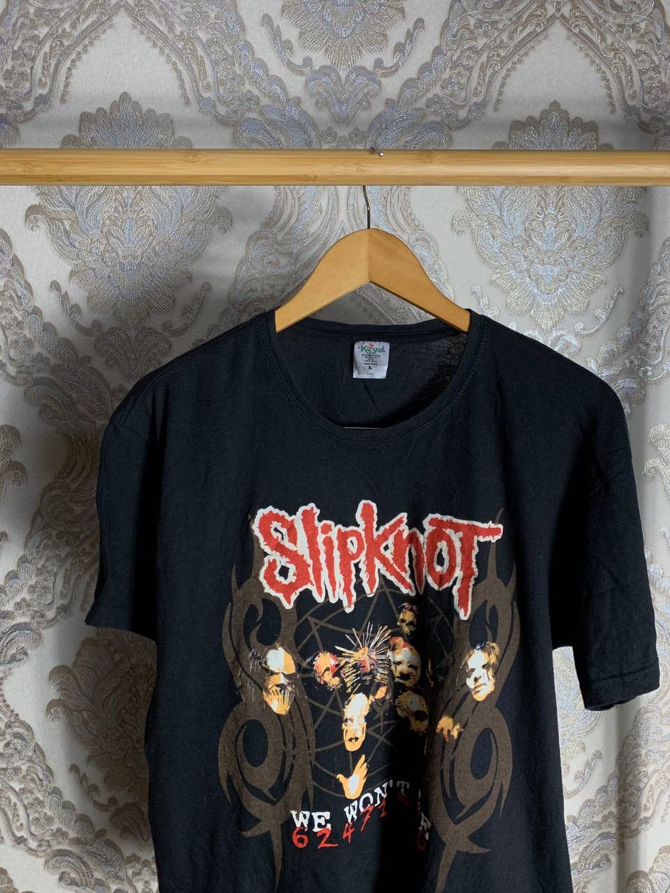 Band Tees VERY RARE SLIPKNOT BIG LOGO ROCK T-SHIRT WORLD TOUR Y2K 90s Size US L / EU 52-54 / 3 - 2 Thumbnail