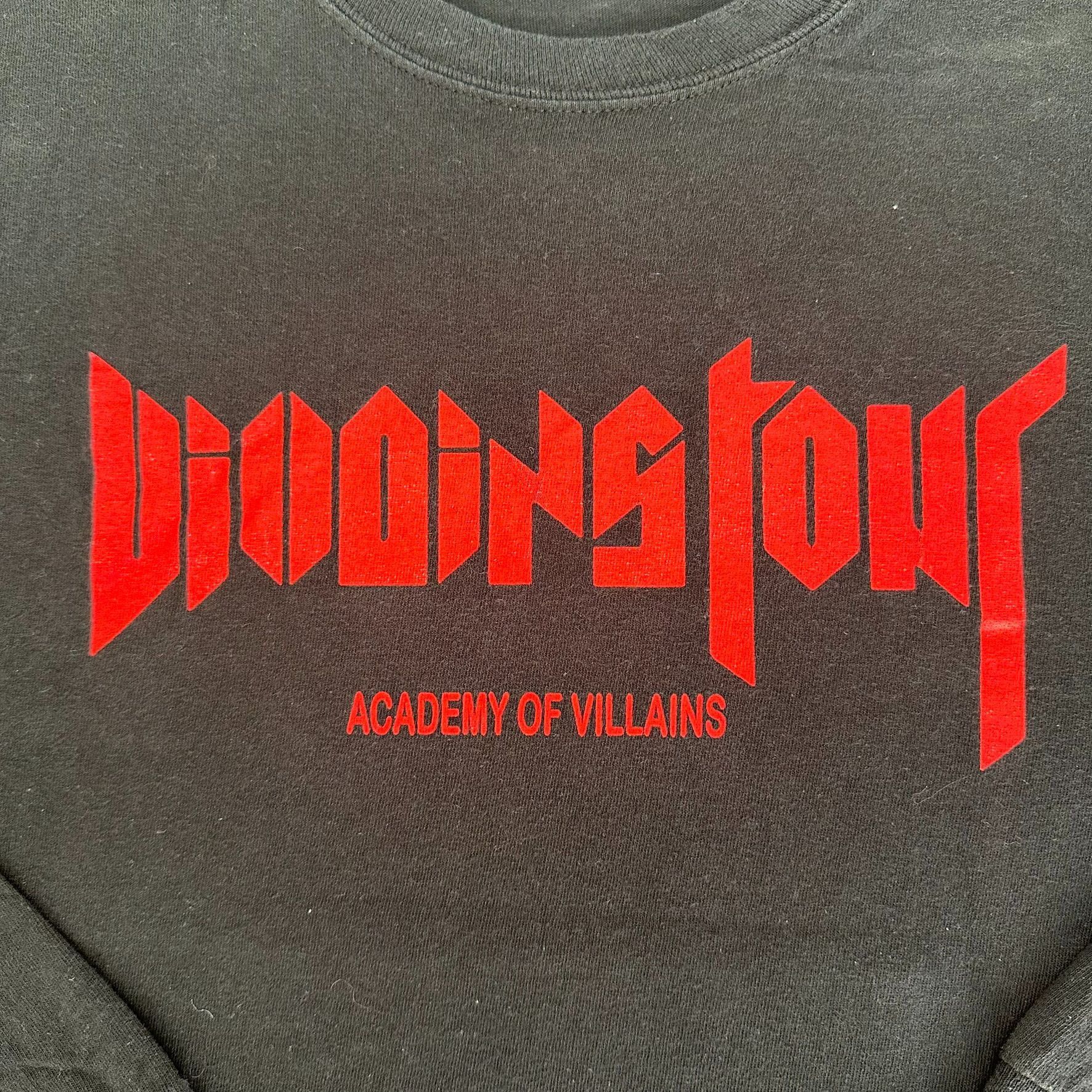 Gildan Academy of Villains T-Shirt Villains Tour Goth Skull Tee Size US S / EU 44-46 / 1 - 3 Thumbnail