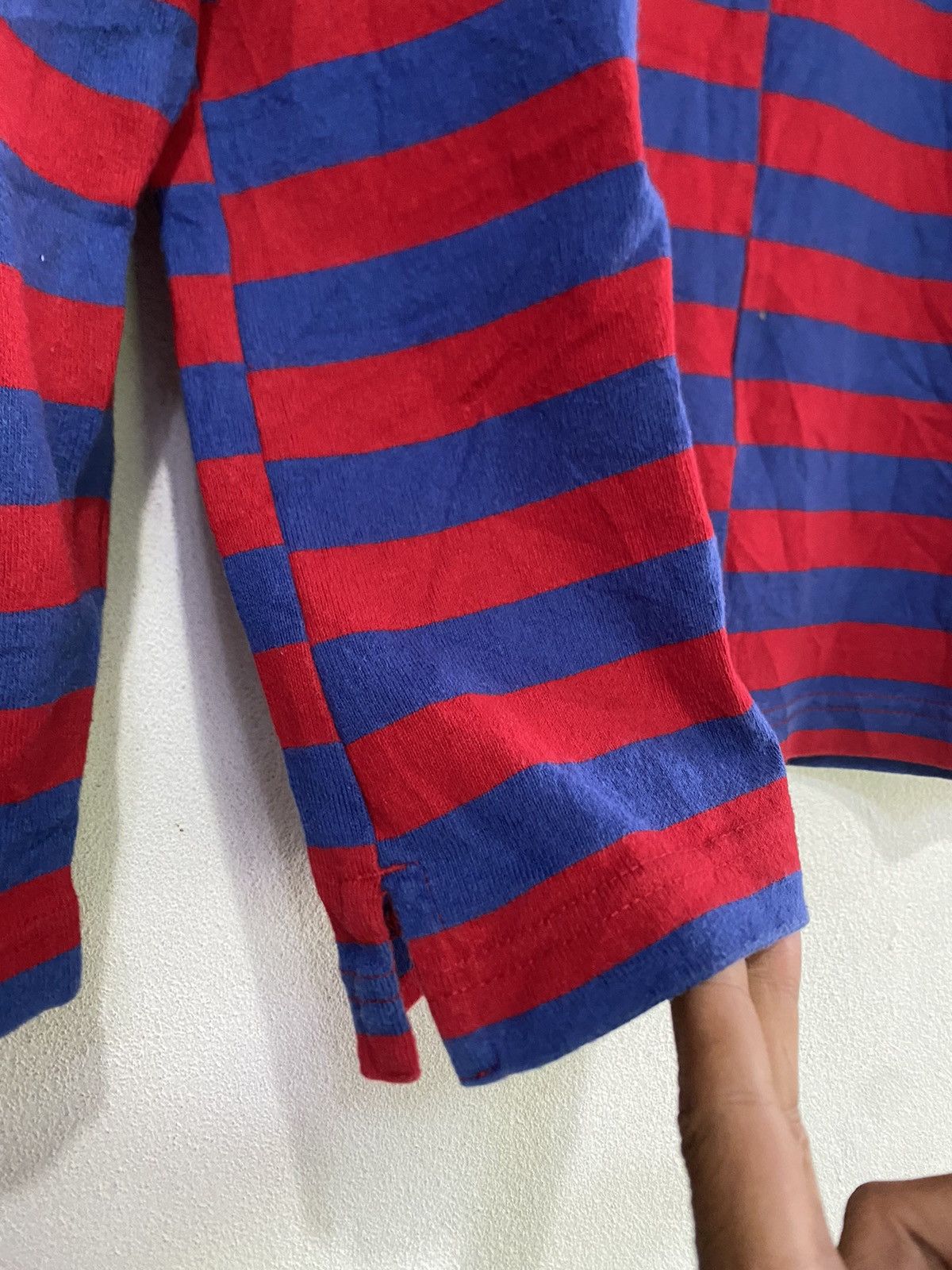 JW Anderson × Uniqlo Blue Striped Long Sleeve T Shirt Size US M / EU 48-50 / 2 - 7 Thumbnail