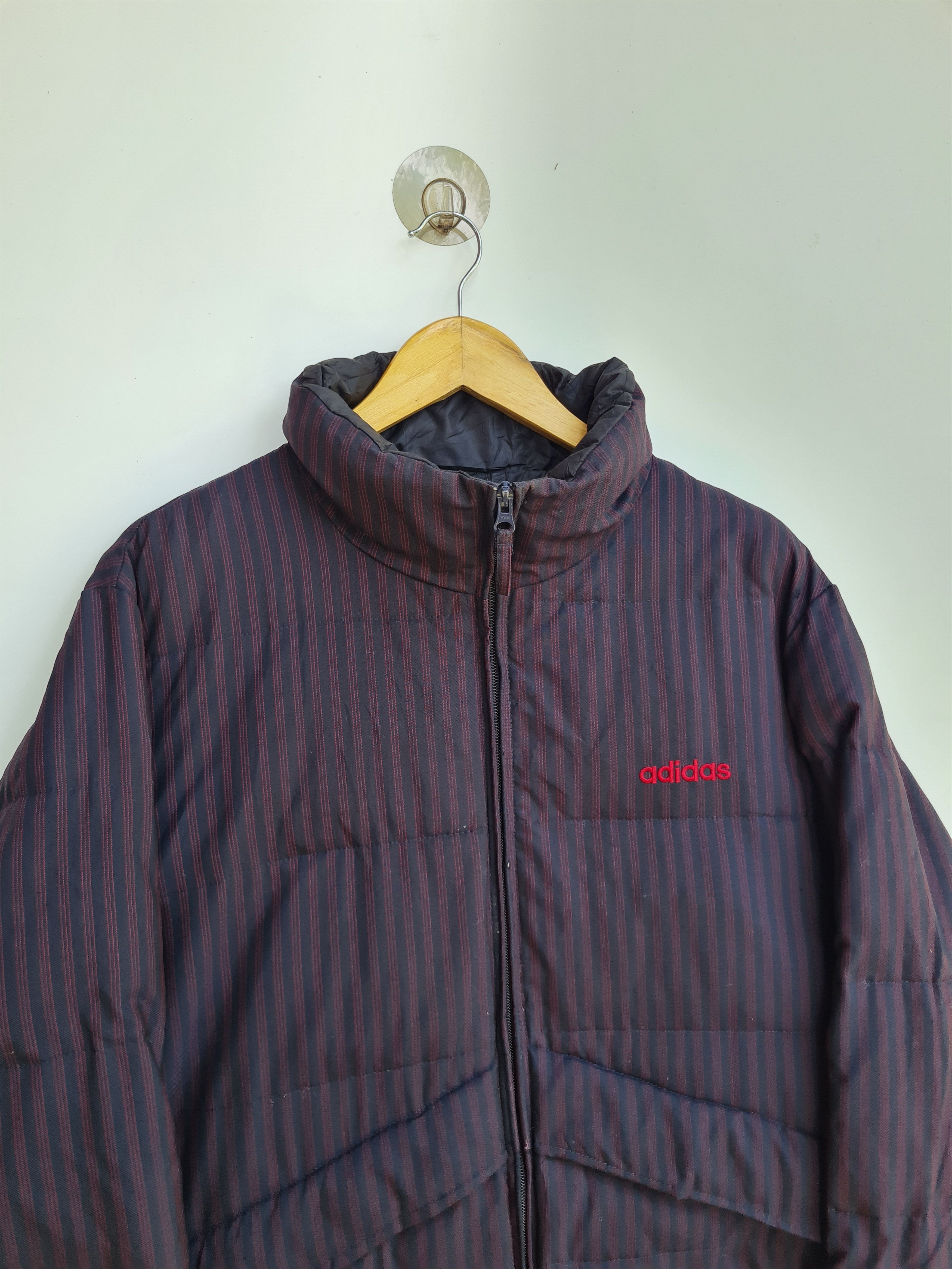 Adidas × Vintage Adidas Down Jacket Vintage Size US L / EU 52-54 / 3 - 3 Thumbnail
