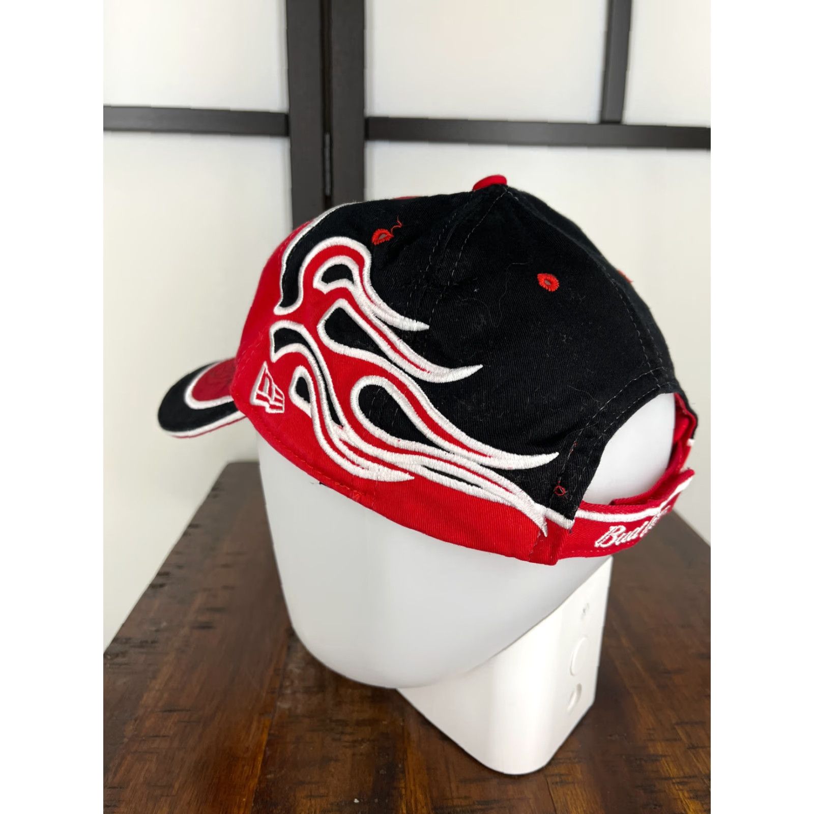 New Era New Era Budweiser Hat Cap Strap Back Adult One Size Red Baseball Mens Nascar 1980s? Size ONE SIZE - 5 Thumbnail