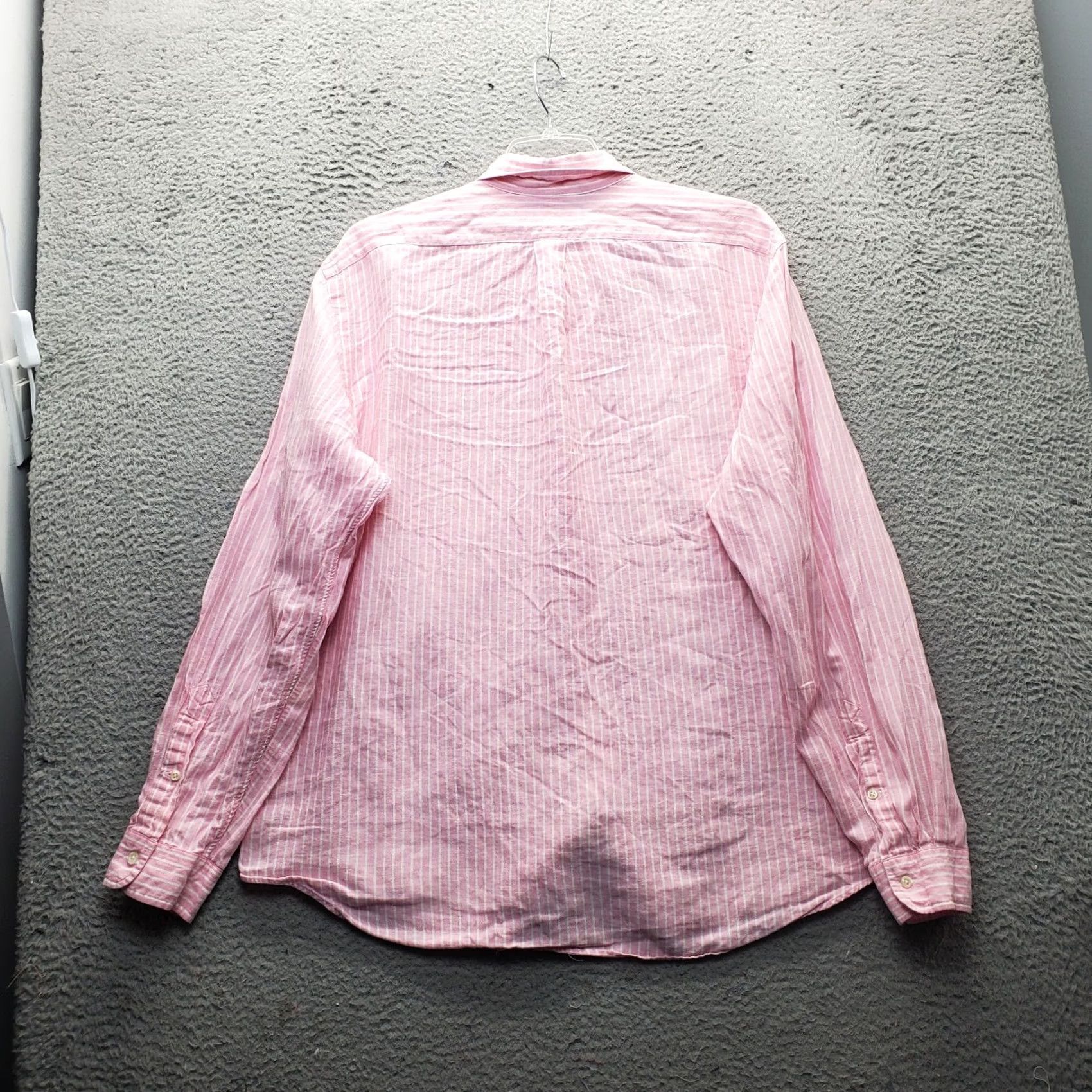 Ralph Lauren VINTAGE Ralph Lauren Shirt Mens XXL Multi Striped Pony Logo Button Down Size US XXL / EU 58 / 5 - 2 Thumbnail