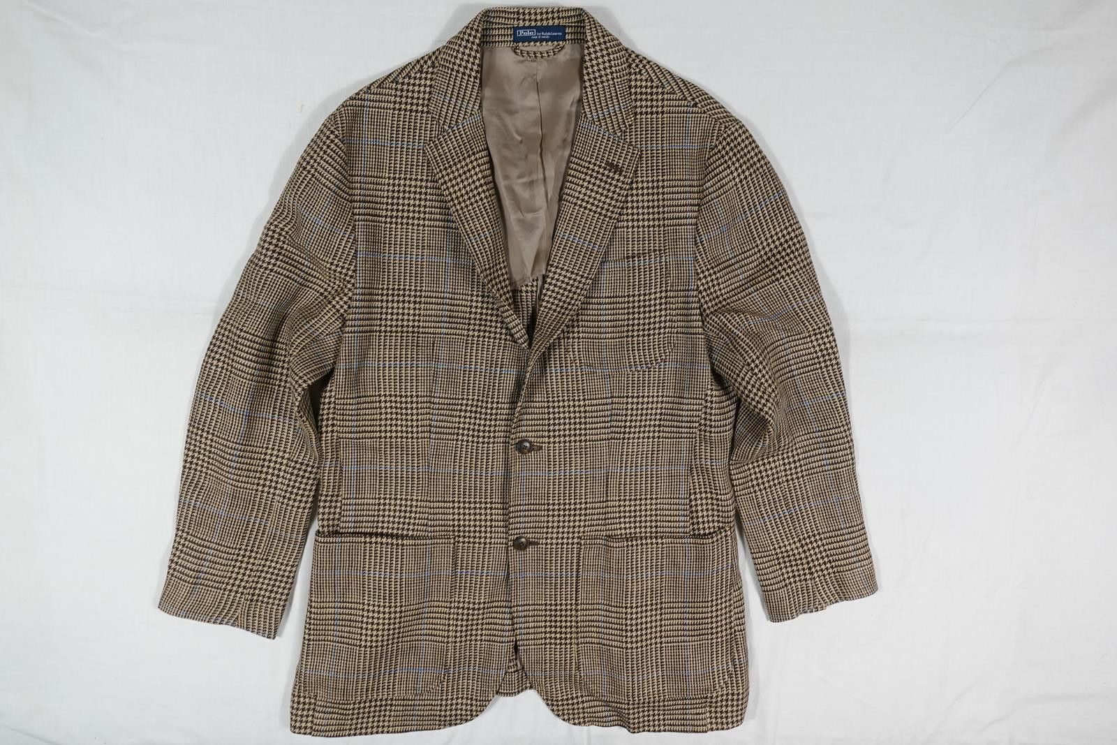 Polo Ralph Lauren Polo Ralph Lauren Blazer Jacket Coat Herringbone Linen 40 Size 40R - 1 Thumbnail