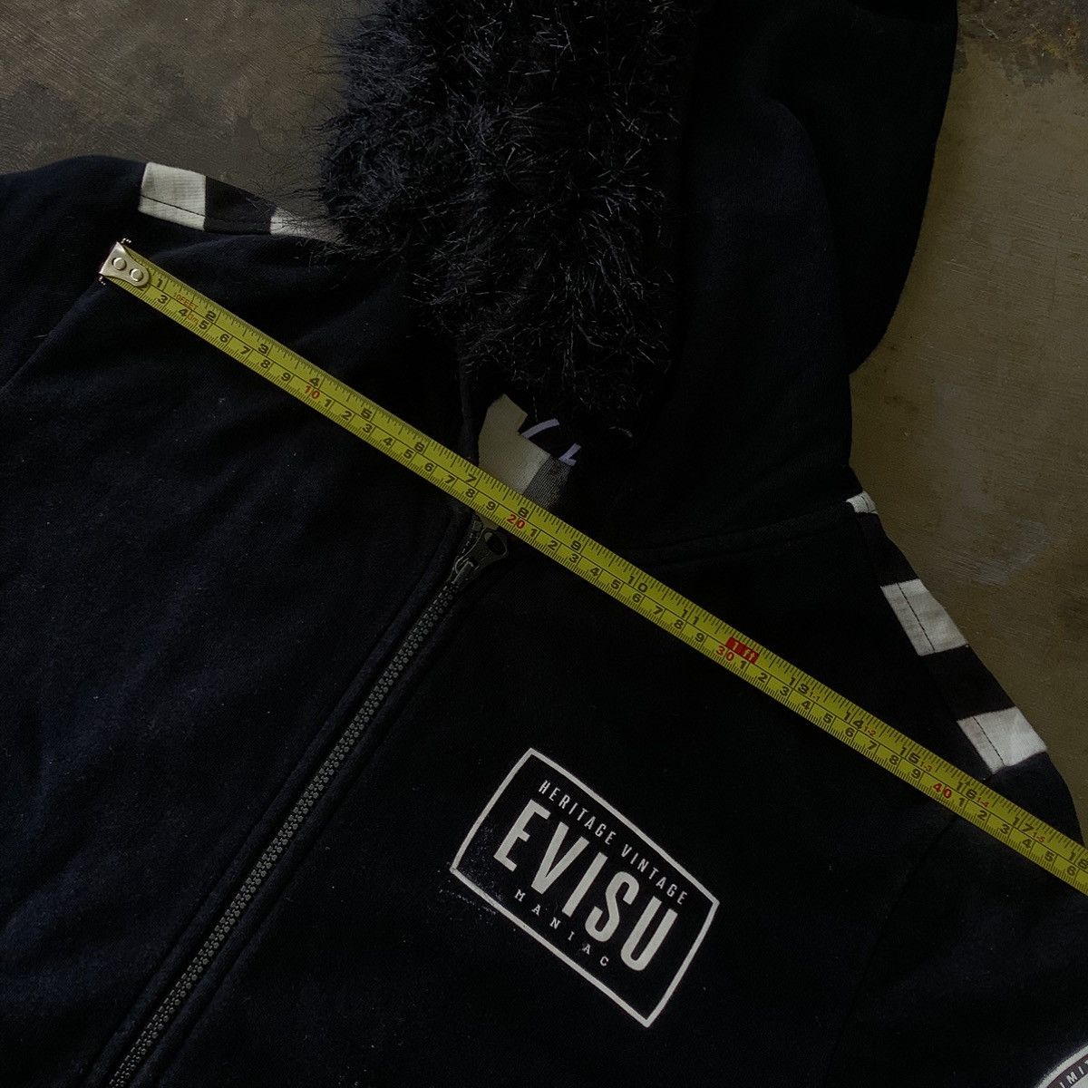 Japanese Brand Fur Faux Evisu Hoodie Size US L / EU 52-54 / 3 - 11 Thumbnail