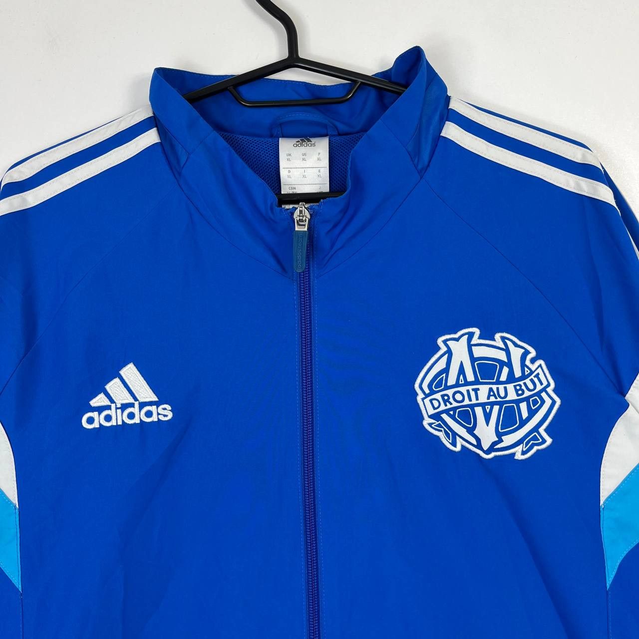 Adidas Olympique Marseille Track Jacket Adidas Football Blue S Size US S / EU 44-46 / 1 - 2 Thumbnail