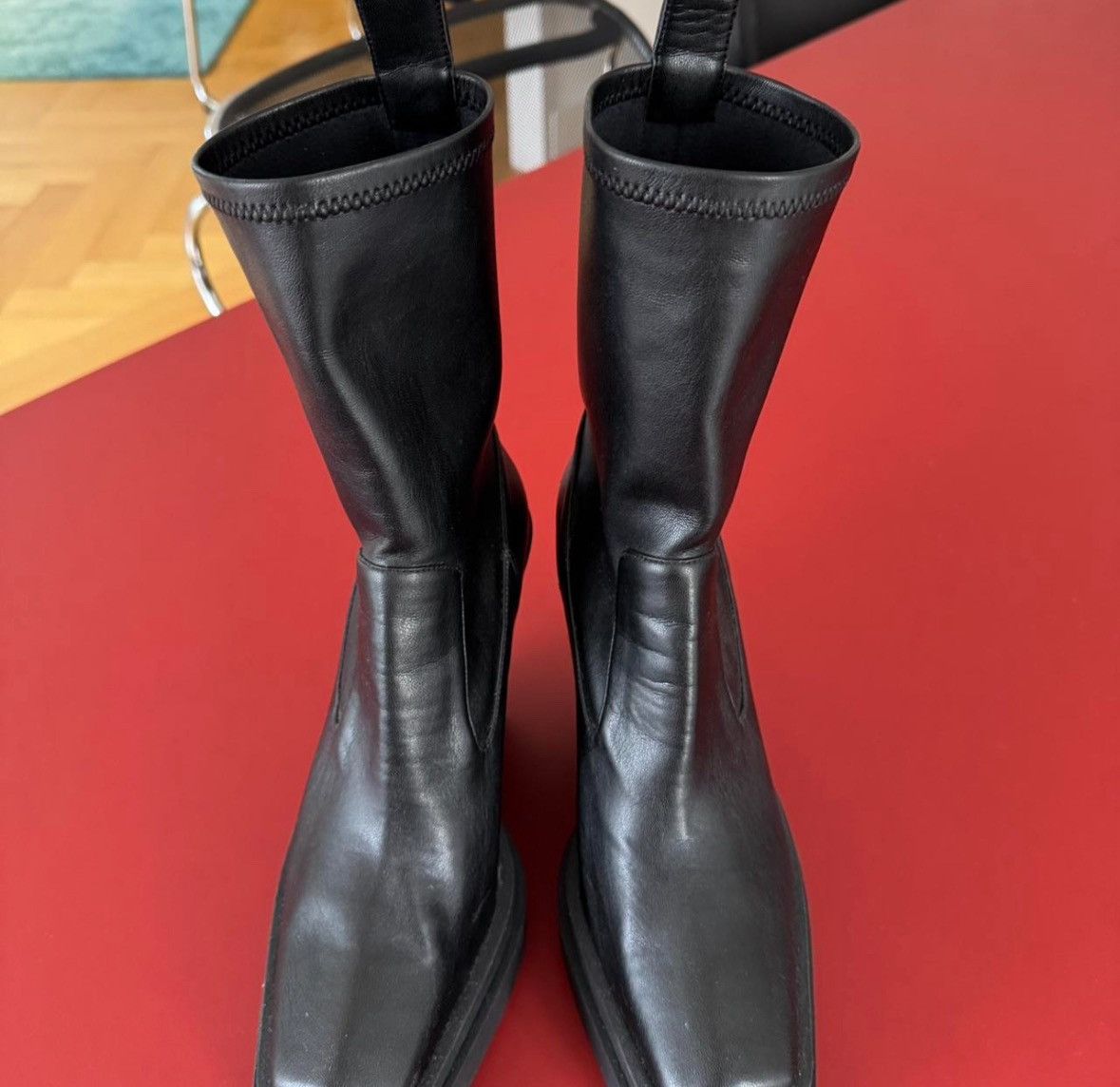 GIA BORGHINI Gia 15 faux leather ankle boots Size US 8 / IT 38 - 6 Thumbnail